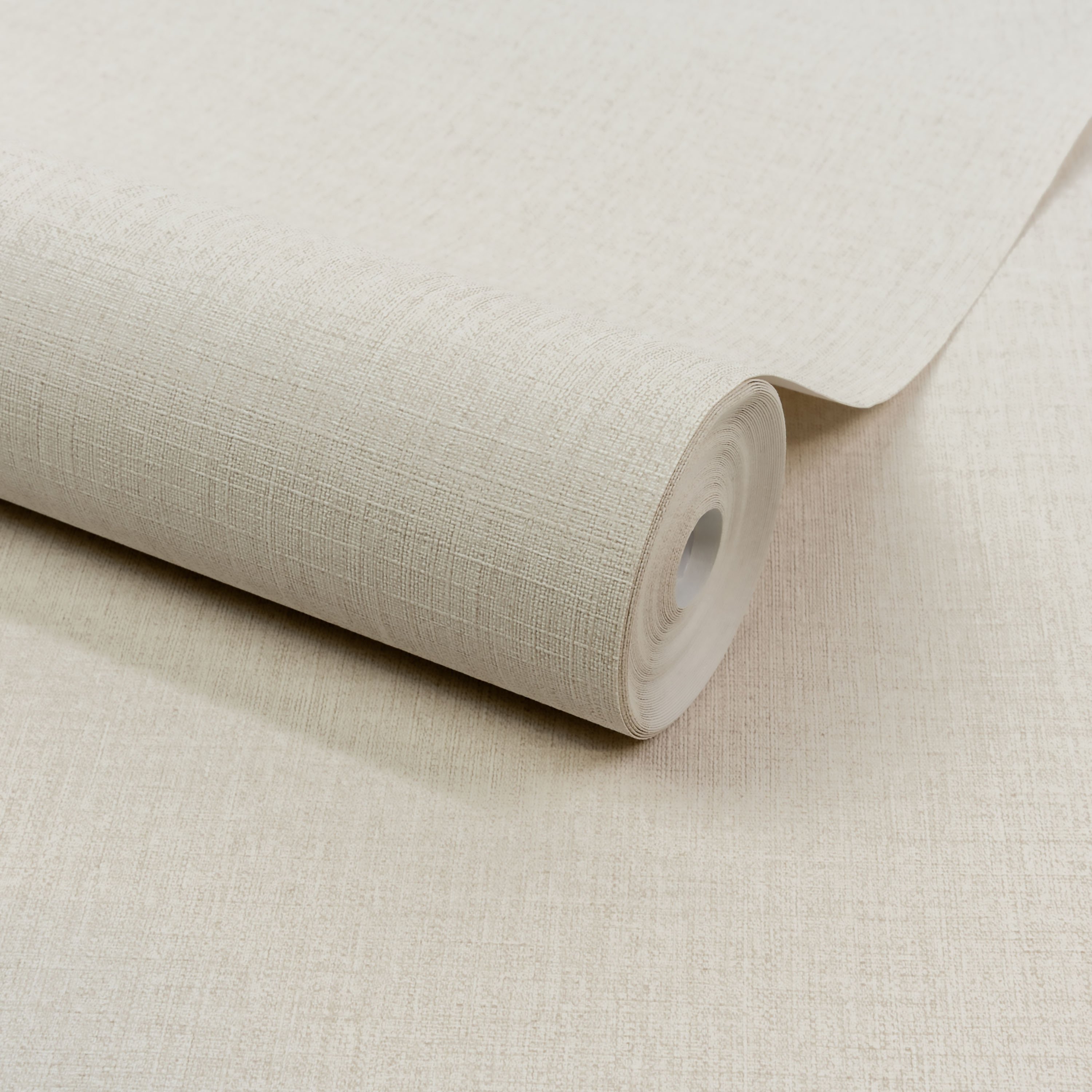 Grandeco Boutique Trente Linen Effect Embossed Wallpaper - Marl Grey