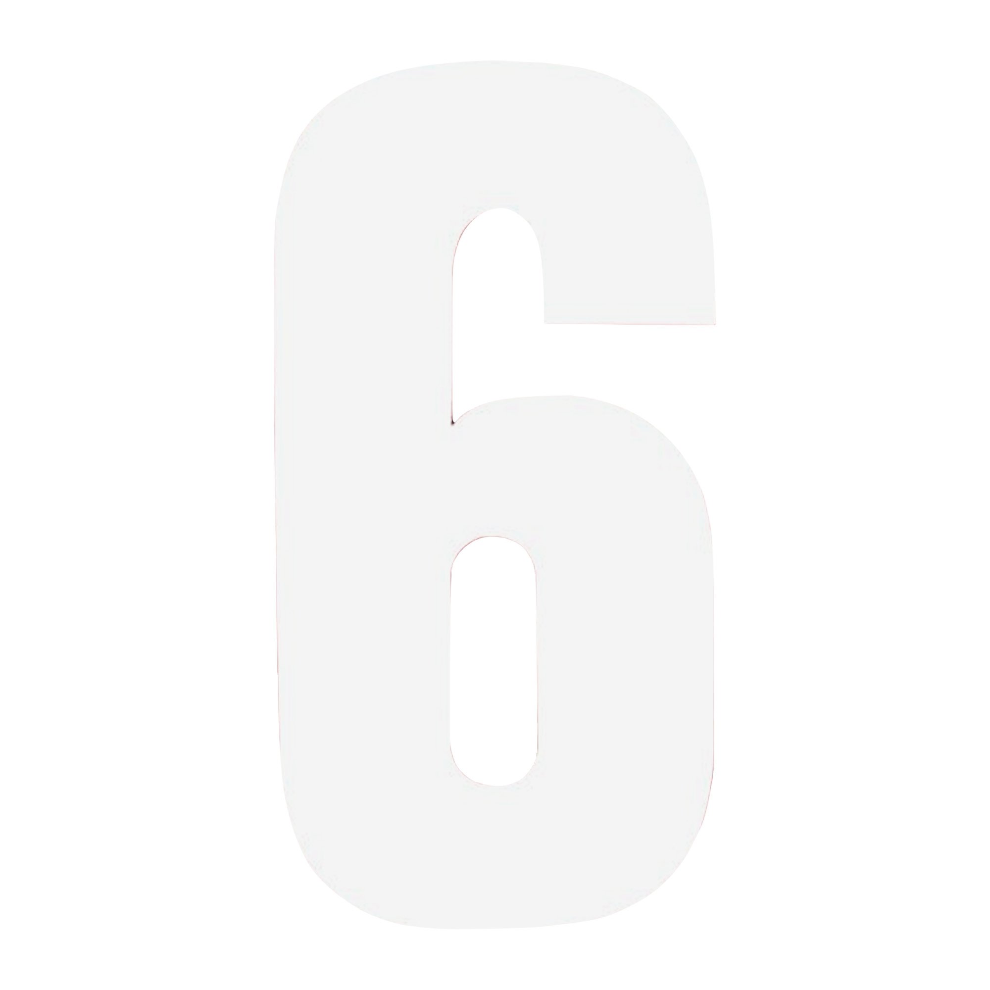 Securit 6 Bin Number Pack of 2 - White