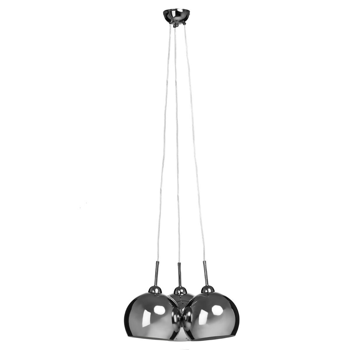 Orsina Osborn Triple Pendant Light - Silver and White