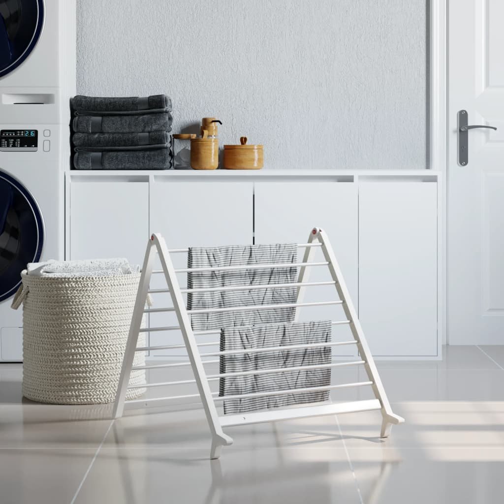 Walplus Aluminium Drying Rack for Bathtub Extendable - Silver - 10 x 64 cm