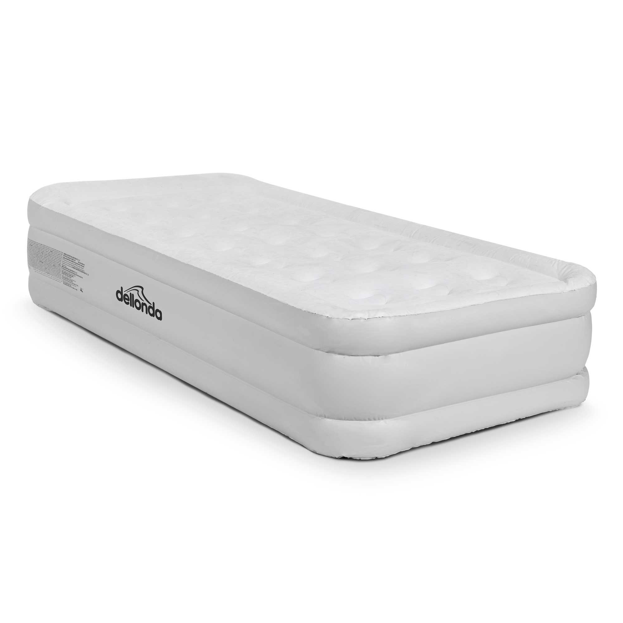 Dellonda Single Inflatable Air Bed - Grey