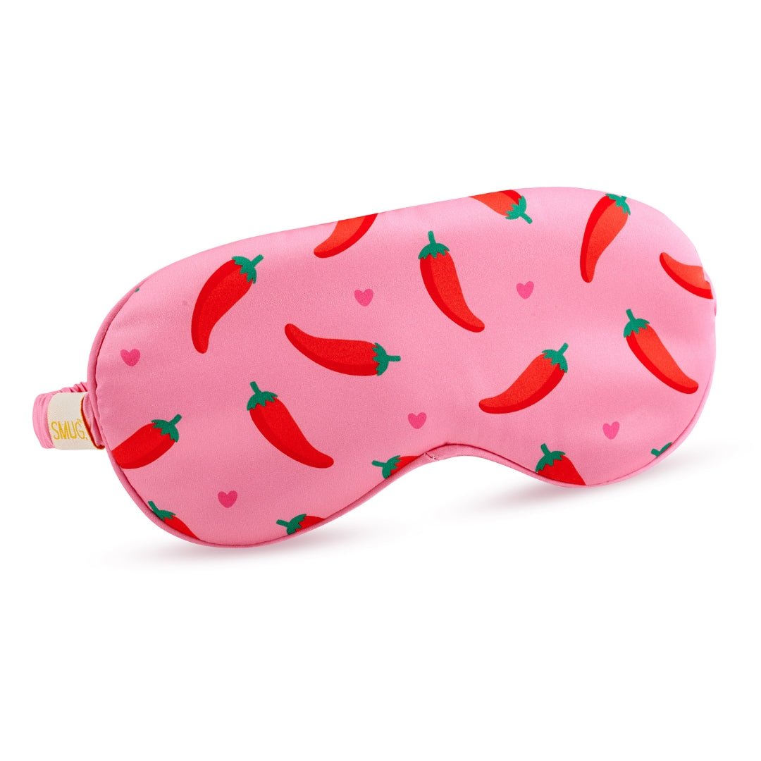 SMUG Satin Sleep Mask - Chilli Pepper Print