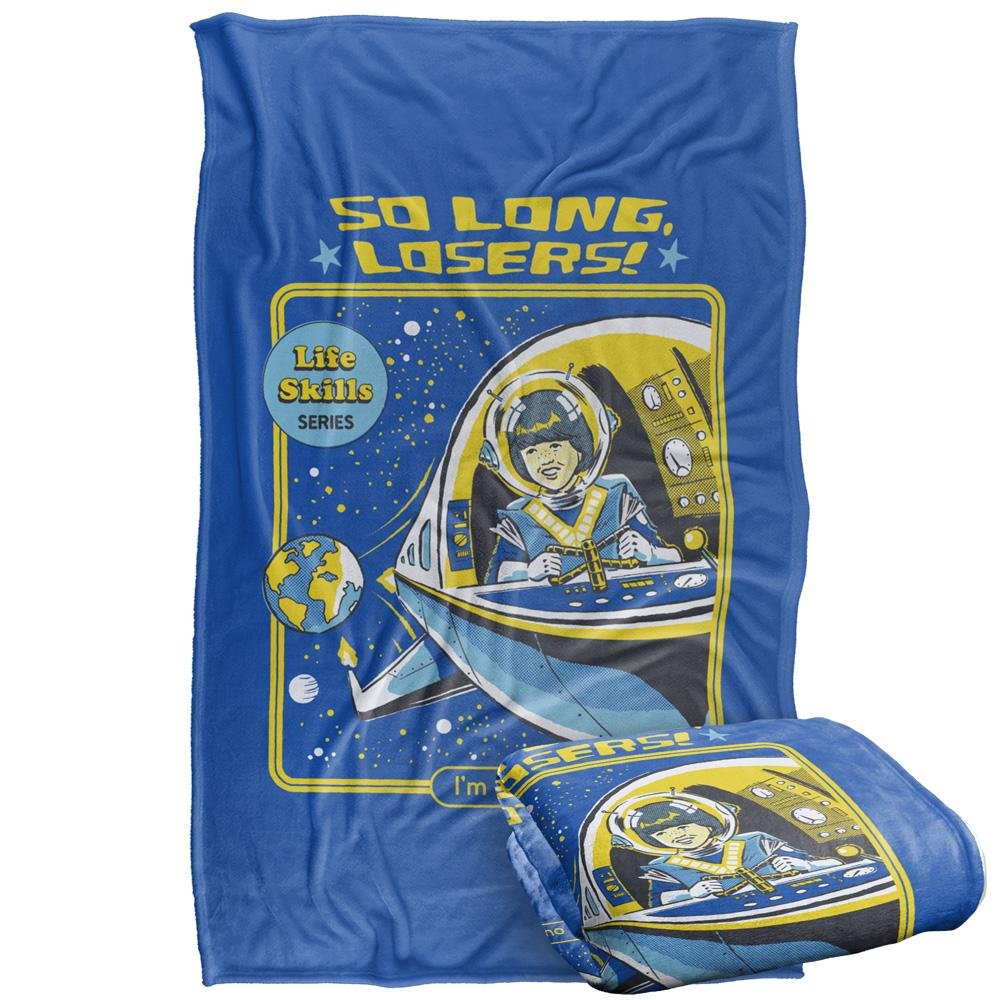 Steven Rhodes So Long Losers Soft Touch Blanket - 147cm x 91cm