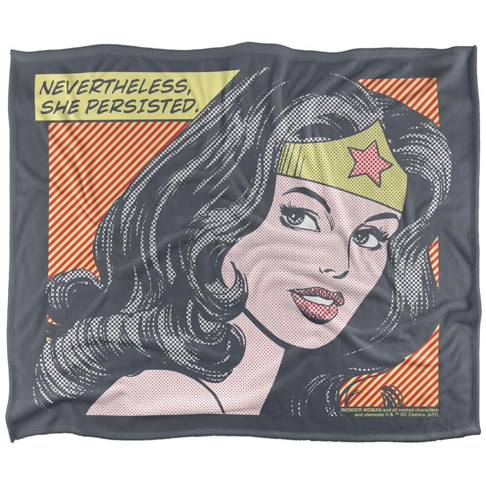 Wonder Woman She Persisted Blanket - 152cm x 127cm