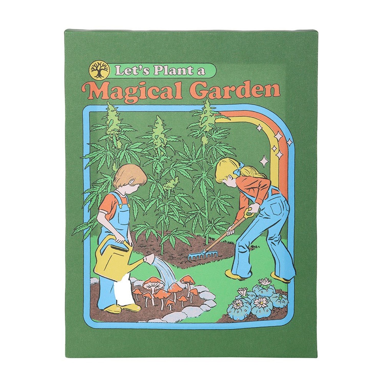 Steven Rhodes Magical Garden Canvas Plaque