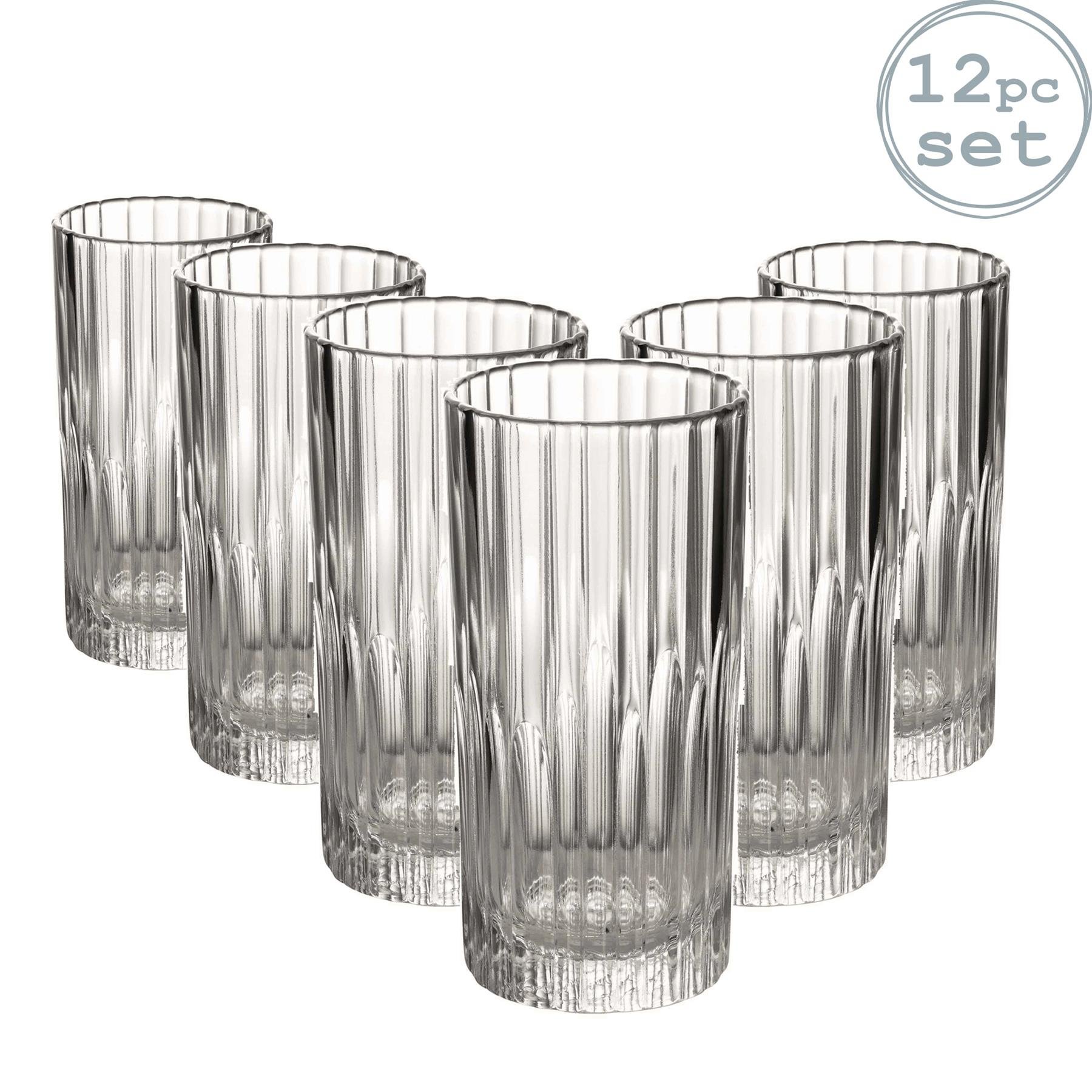 Duralex Manhattan 305ml Vintage Collins Highball Tumblers - Pack of 12