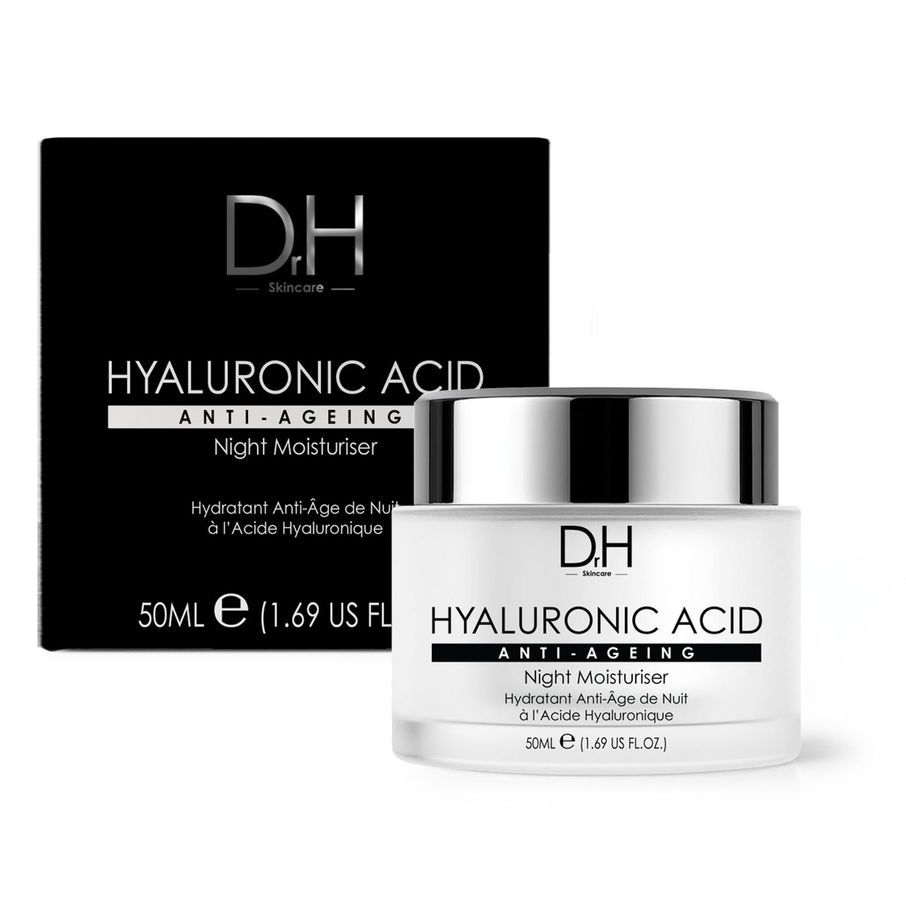 Dr H Hyaluronic Acid Anti-Ageing Night Moisturiser - 50ml