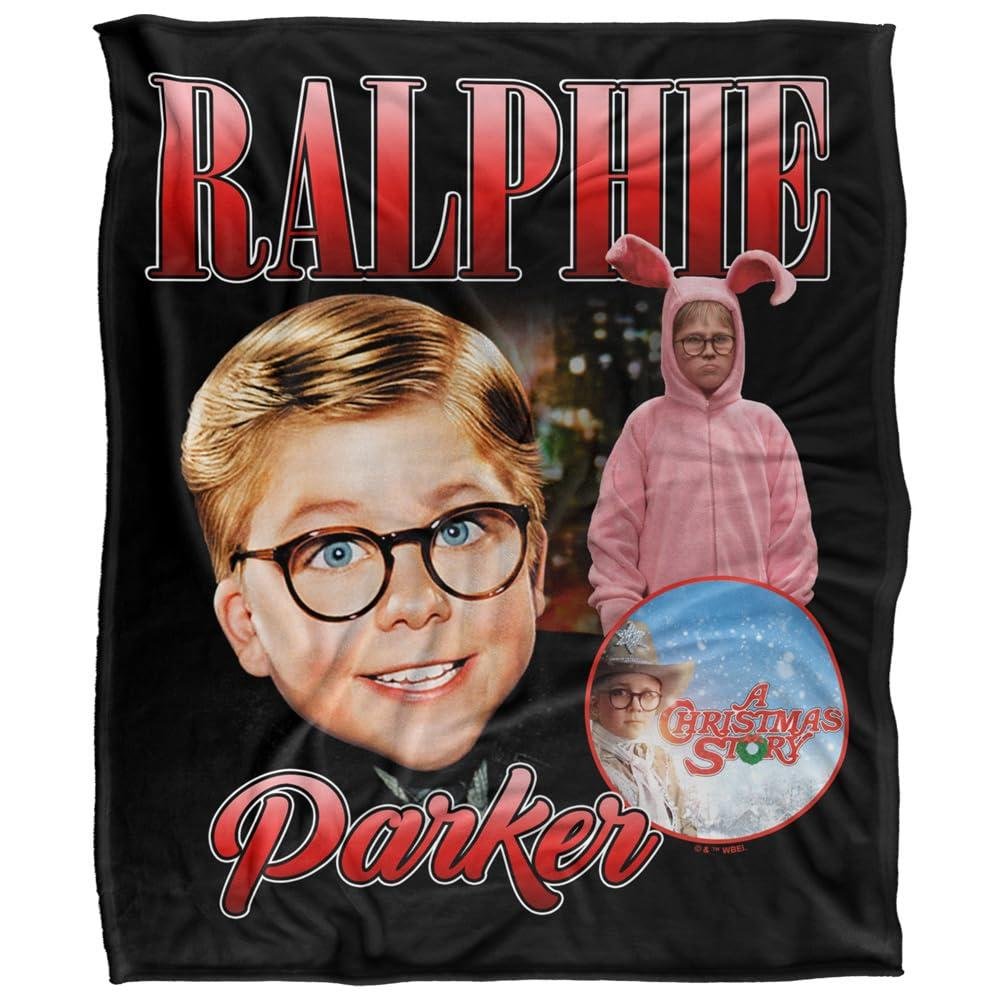A Christmas Story Ralphie Collage Soft Touch Blanket - 152cm x 127cm