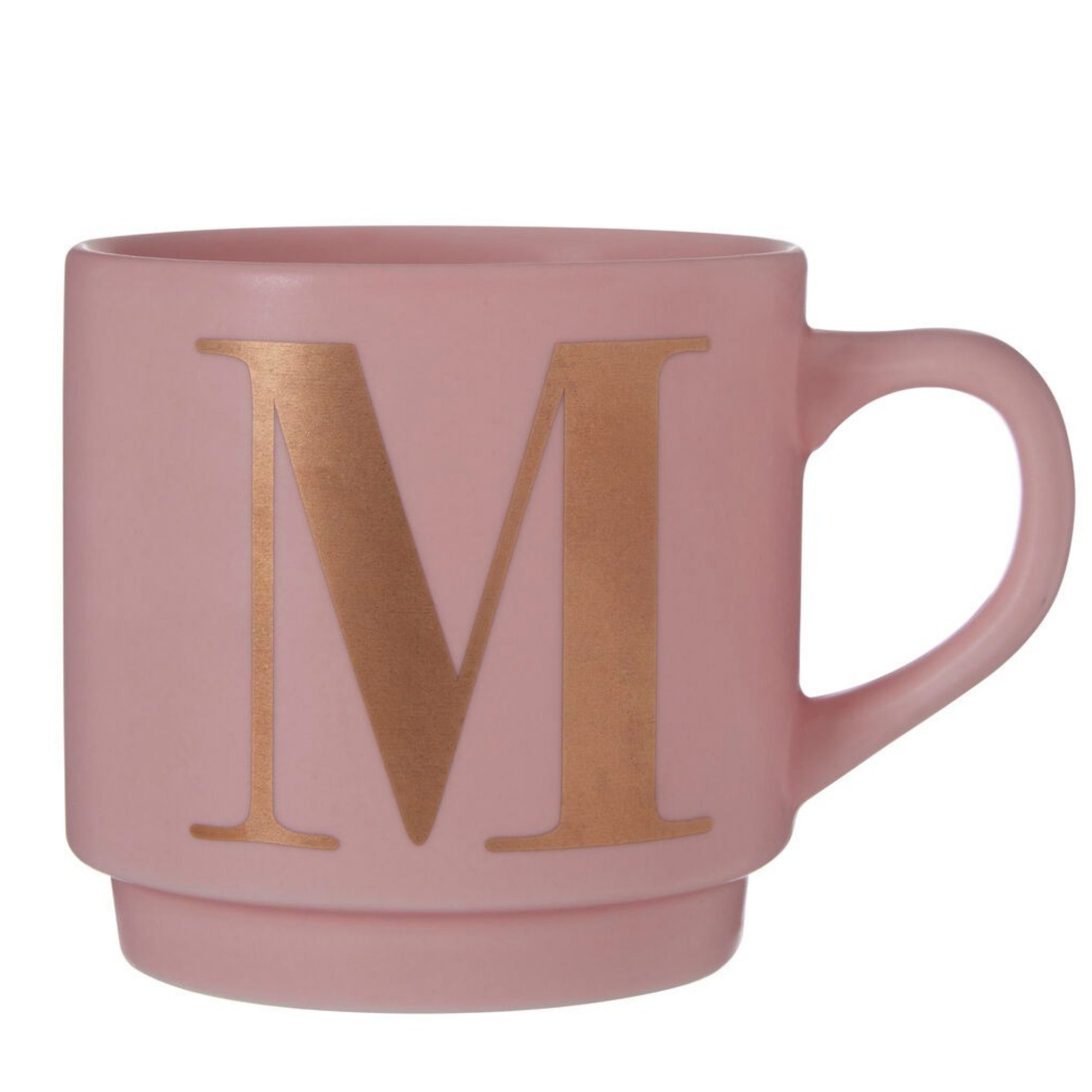 Orsina Signet M Monogram Mug – Pink