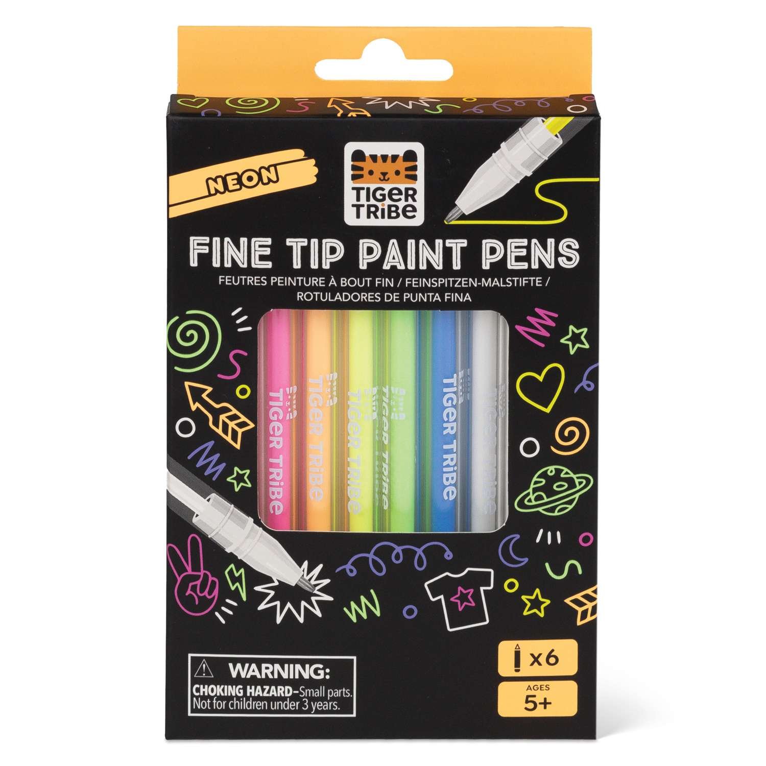 Tiger Tribe Fine Tip Paint Pens 5 Years +