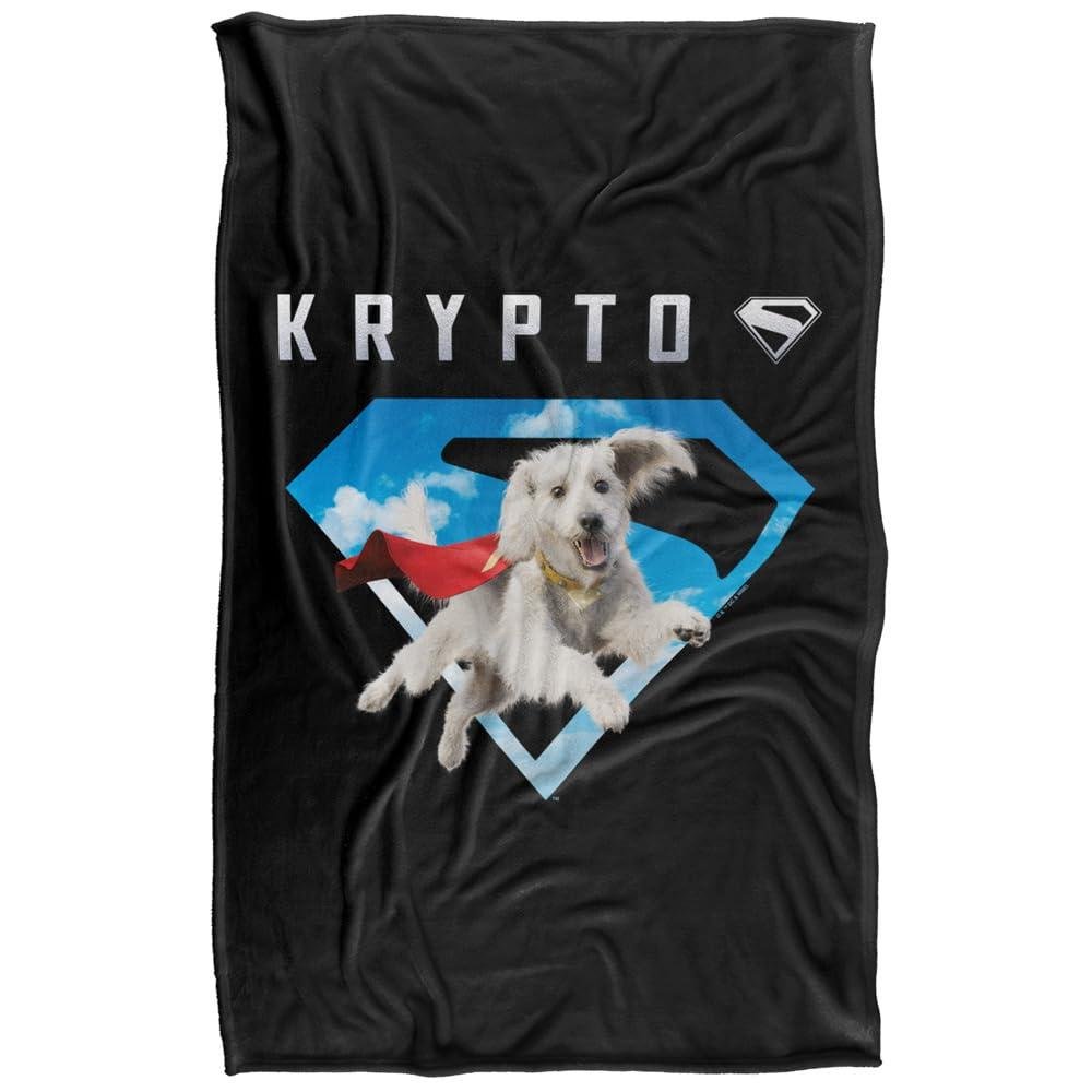Superman Krypto 2025 Sky Shield Soft Touch Blanket - 147cm x 91cm