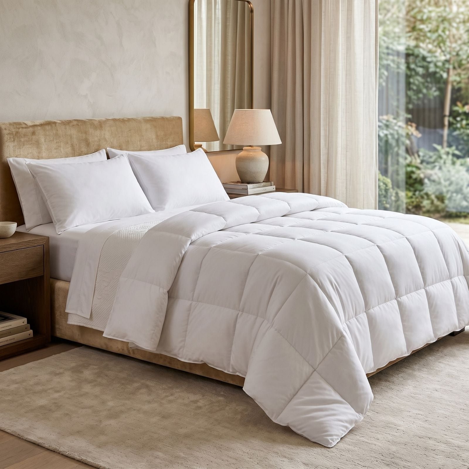 Homescapes Mulberry Silk Blend 13.5 Tog Duvet - Super King