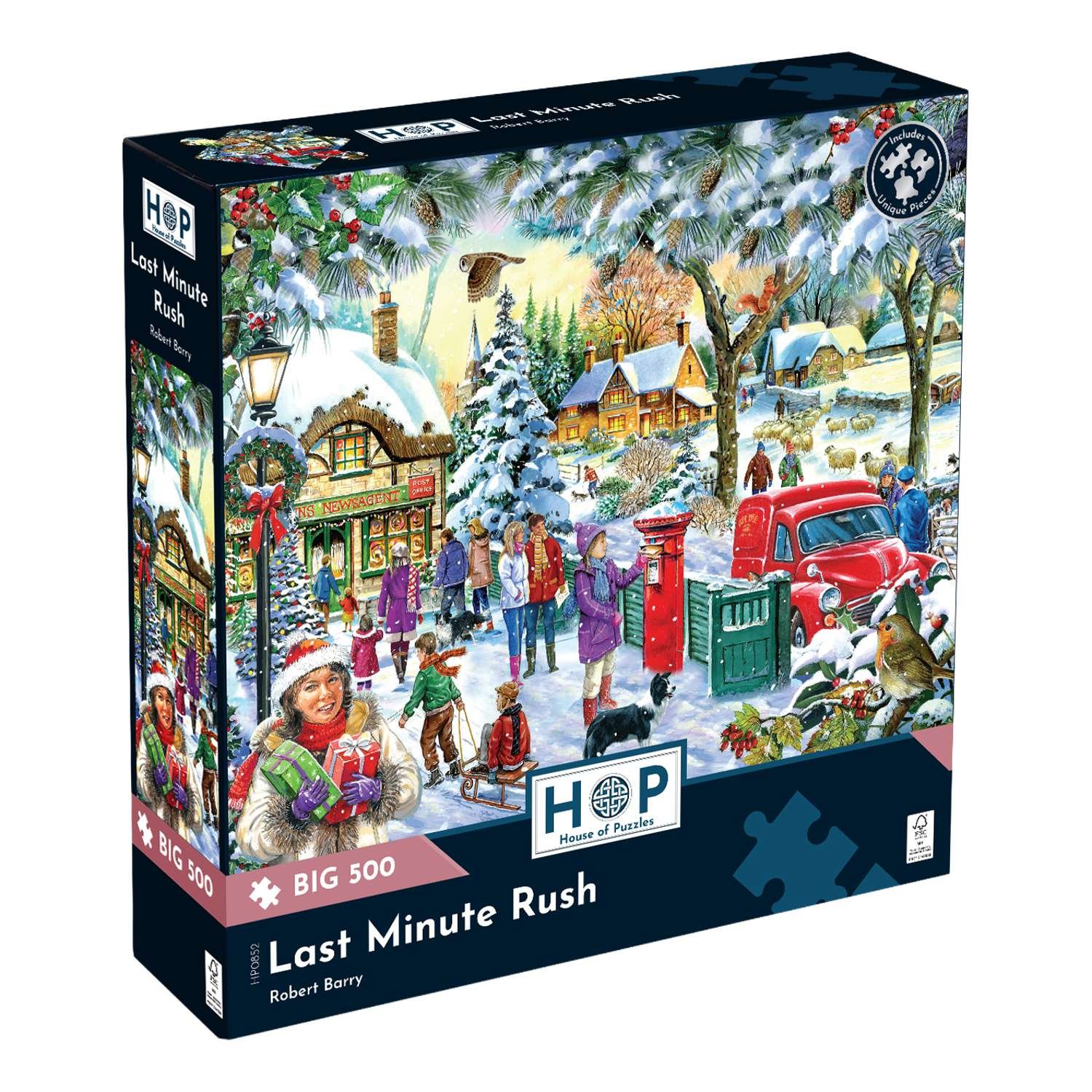 The House of Puzzles Last Minute Rush BIG 500 Piece Jigsaw Puzzle