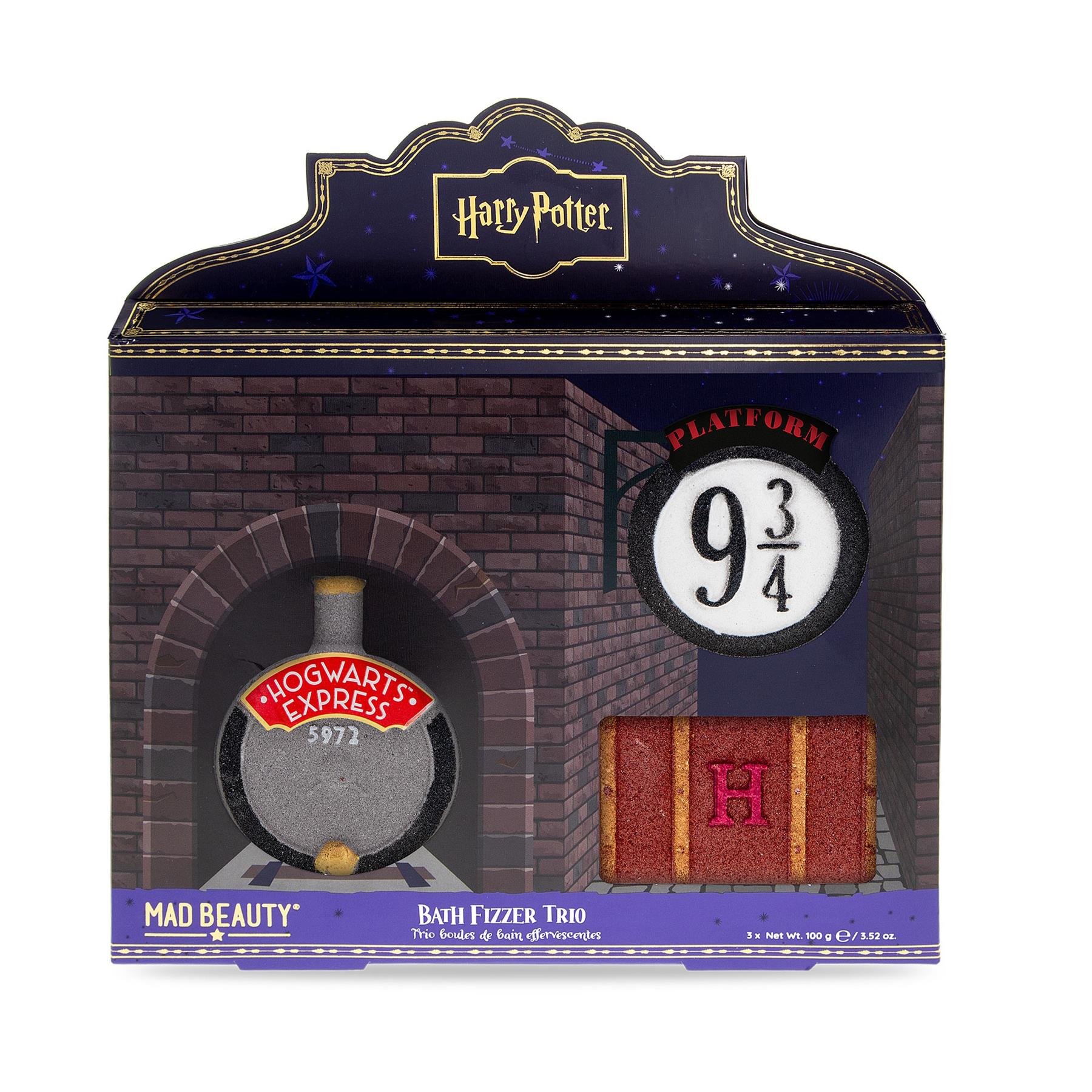 Mad Beauty Harry Potter Bath Fizzer Trio Gift Set