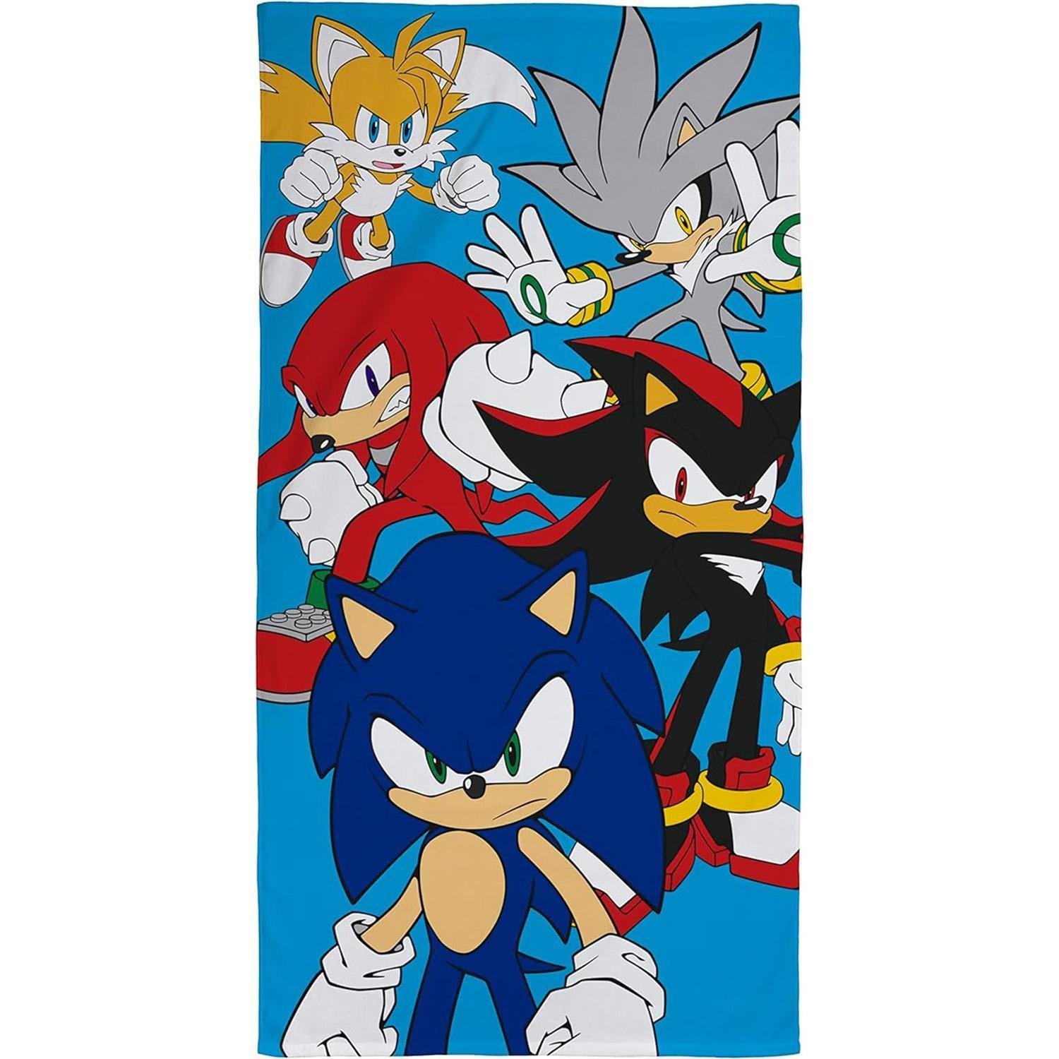 Sonic The Hedgehog Characters Towel - 140cm x 70cm