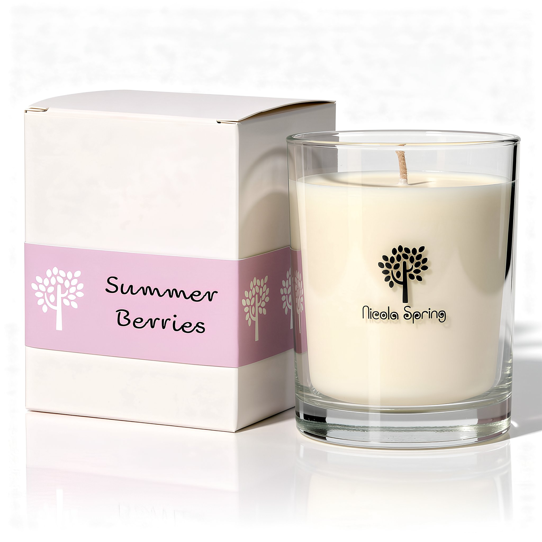 Nicola Spring 160ml Soy Wax Scented Candle - Summer Berries