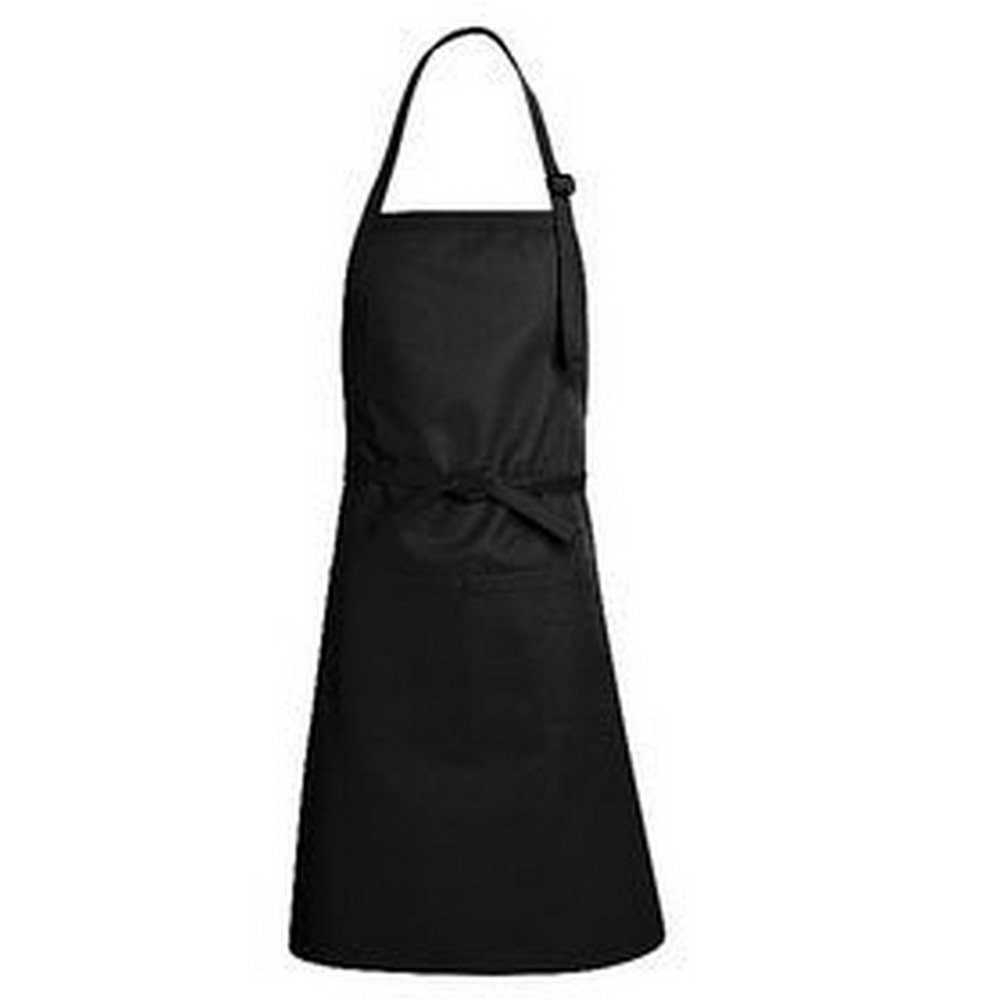 Dennys Unisex Adult Bibbed Full Apron - Black