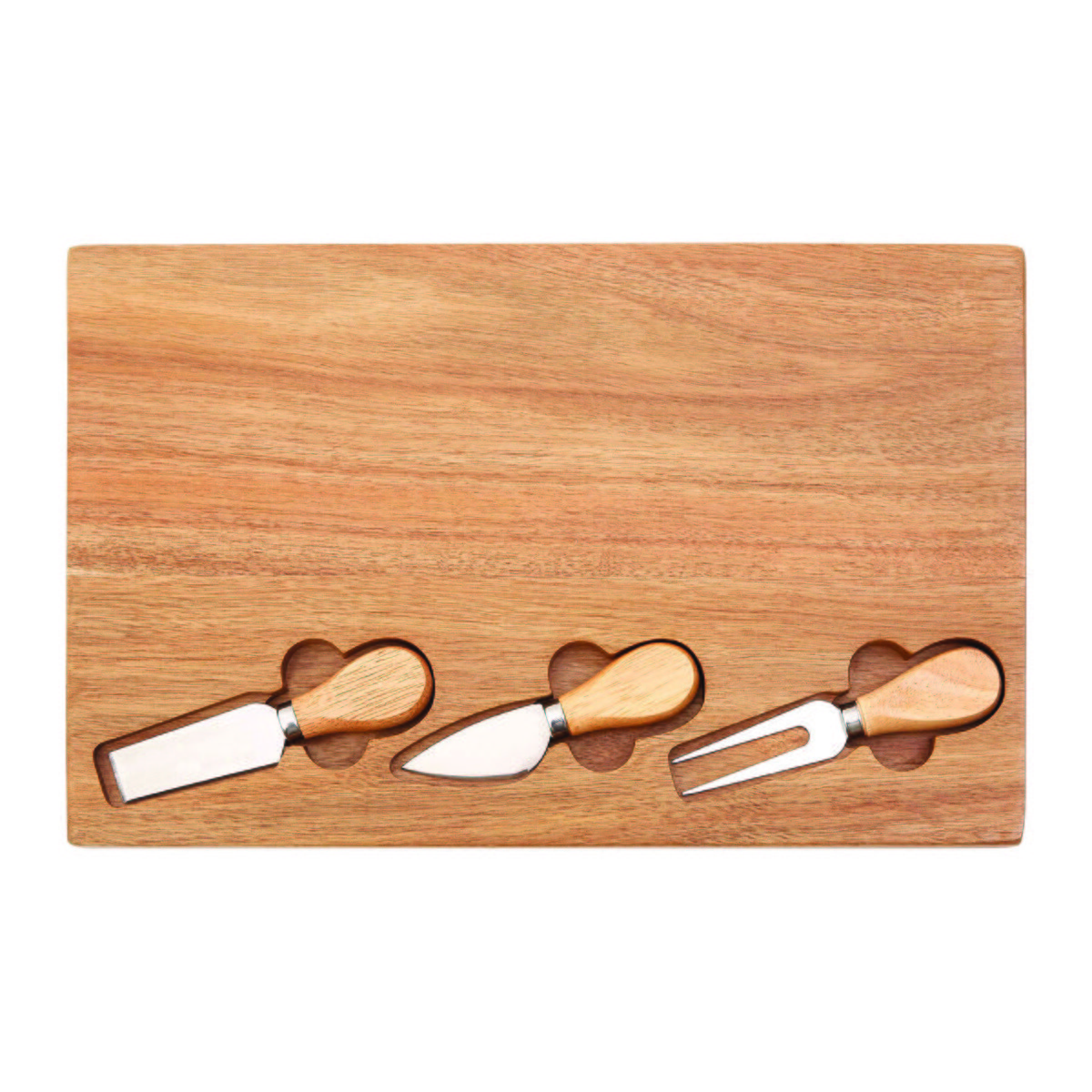 Orsina Socorro Cheese Board with Three Cheese Tools – Natural