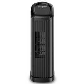 Air Pro 14in Bladeless Desk Fan with Remote Control & 3 Speeds - Black