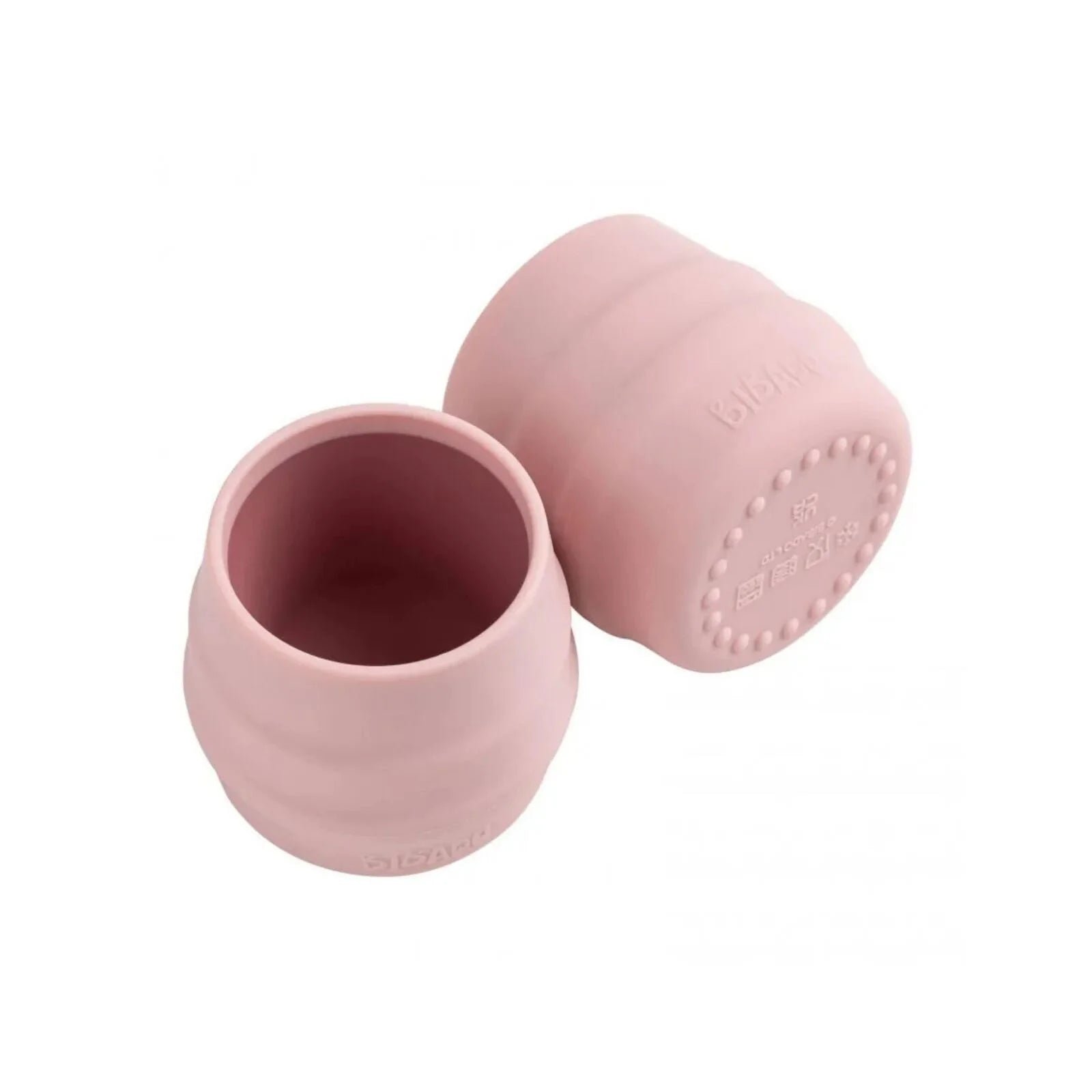 Bibado Pack of 2 Sippit Silicone Open Training Cups 6+ months - Blush