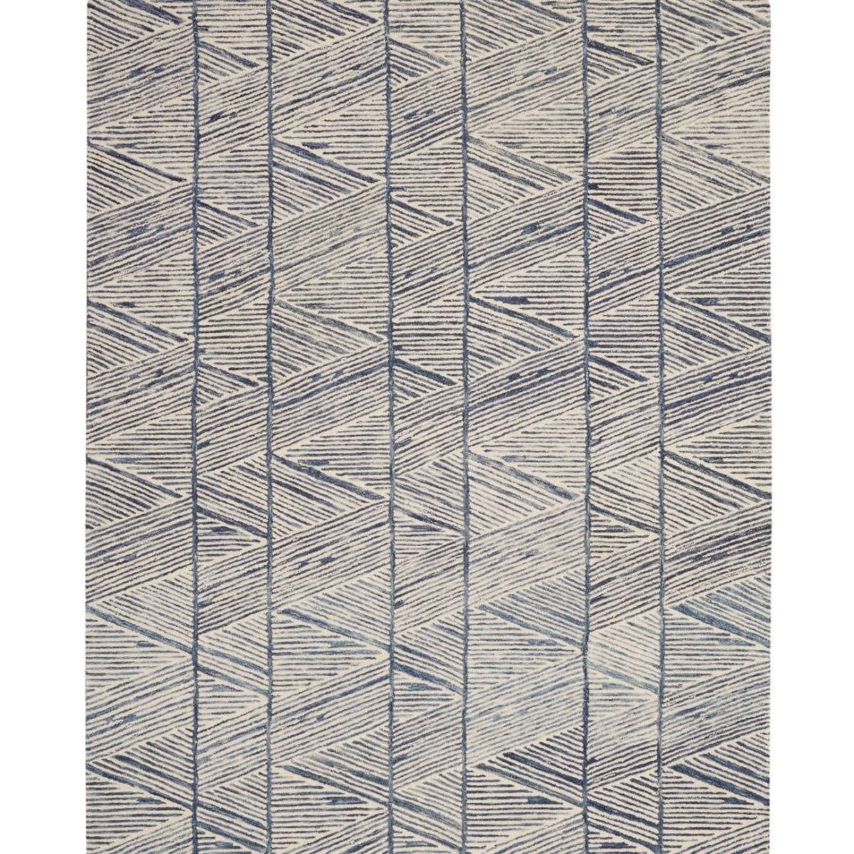 Mega Flooring Blue Handmade Abstract Rug - 160 x 221cm