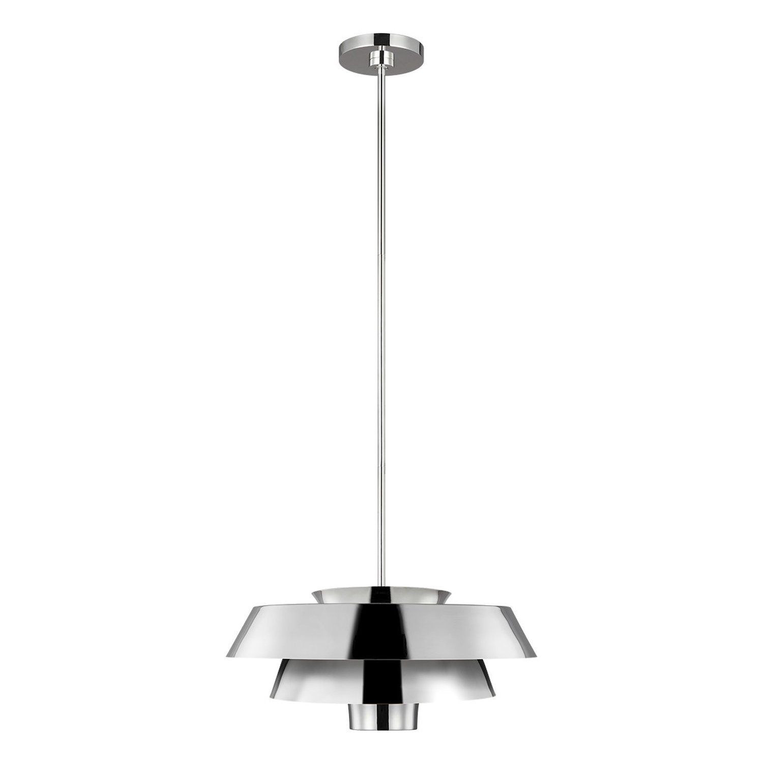 Elstead Brisbin Pendant Light - Polished Nickel