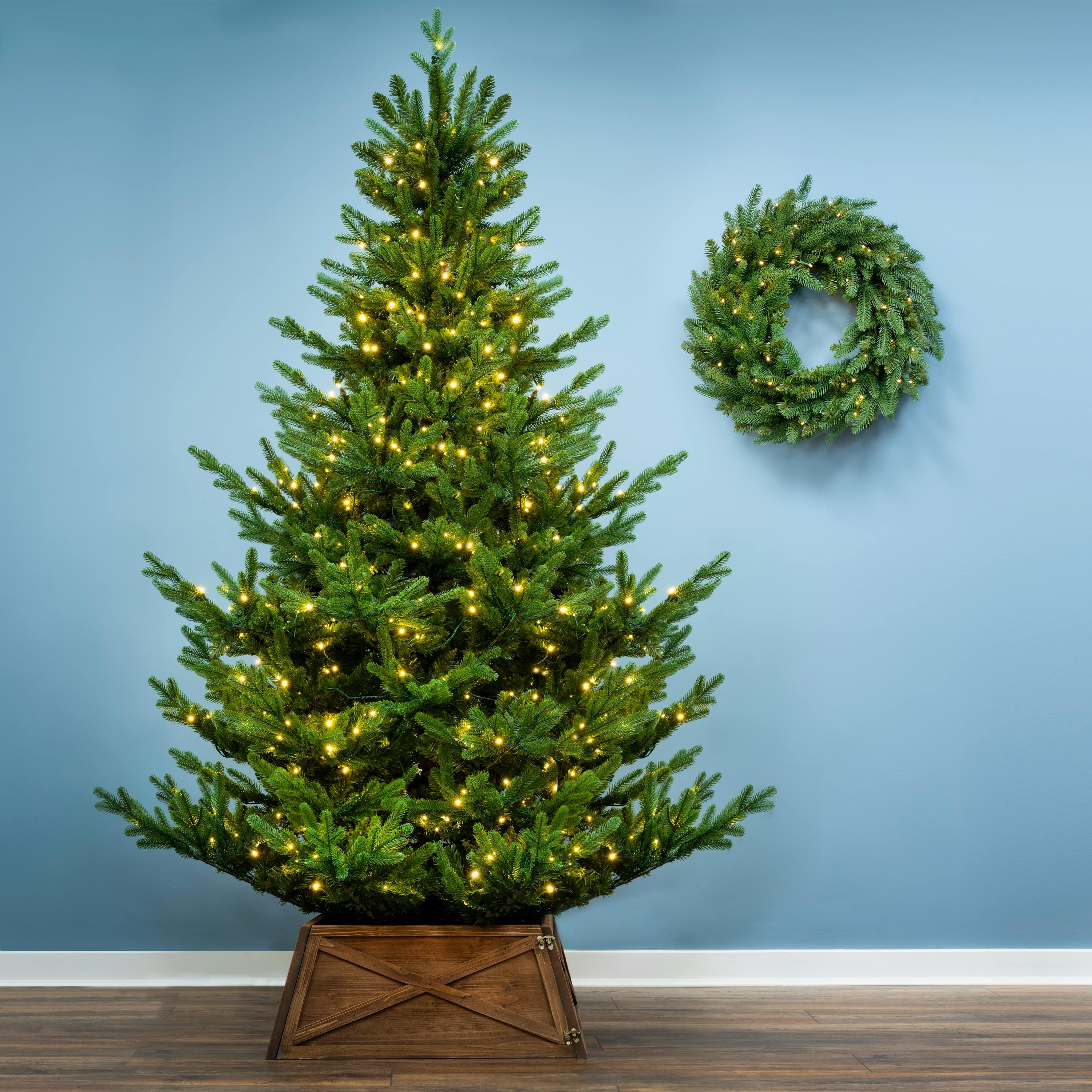 Christmas Tree World 6ft Pre-Lit Ultra Mountain Pine Christmas Tree