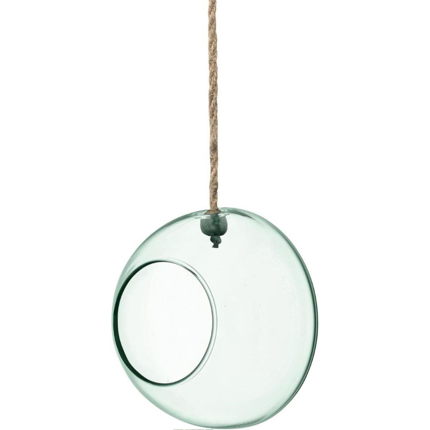 LSA International Canopy Recycled 10cm Hanging Planter - Clear