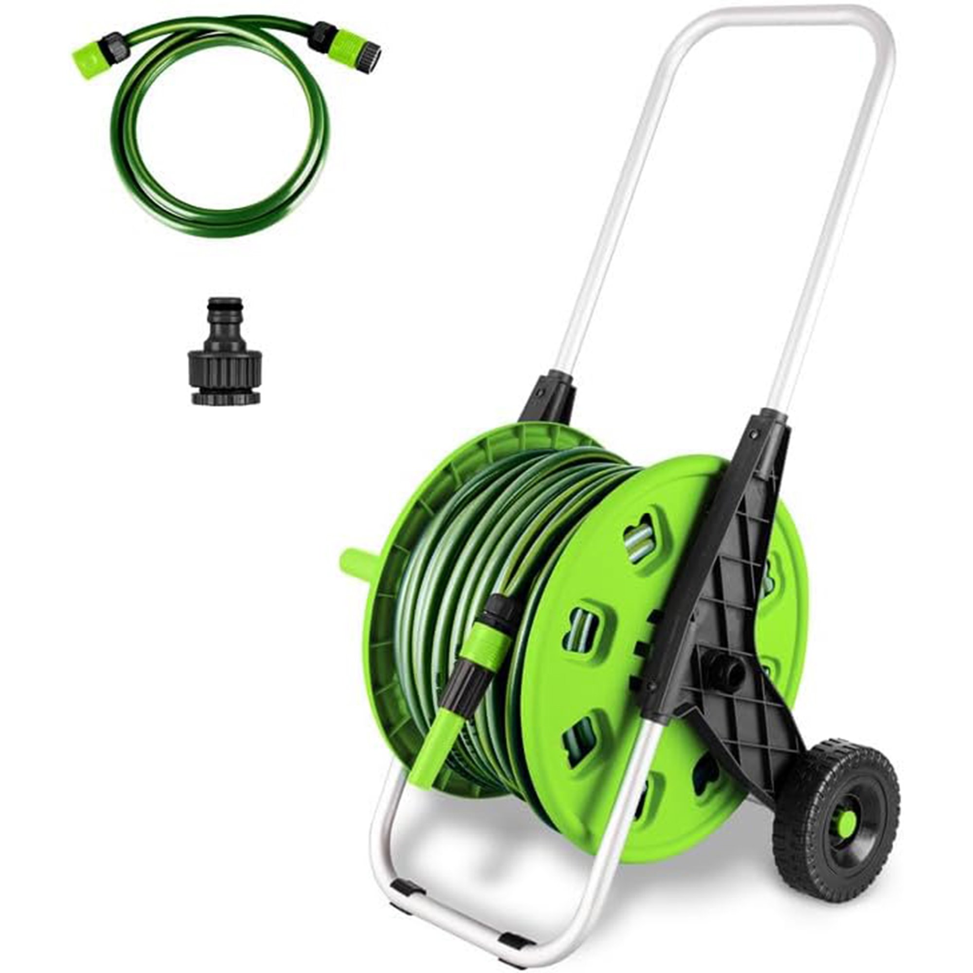 Greenera Garden Hose Portable Reel Cart 50M