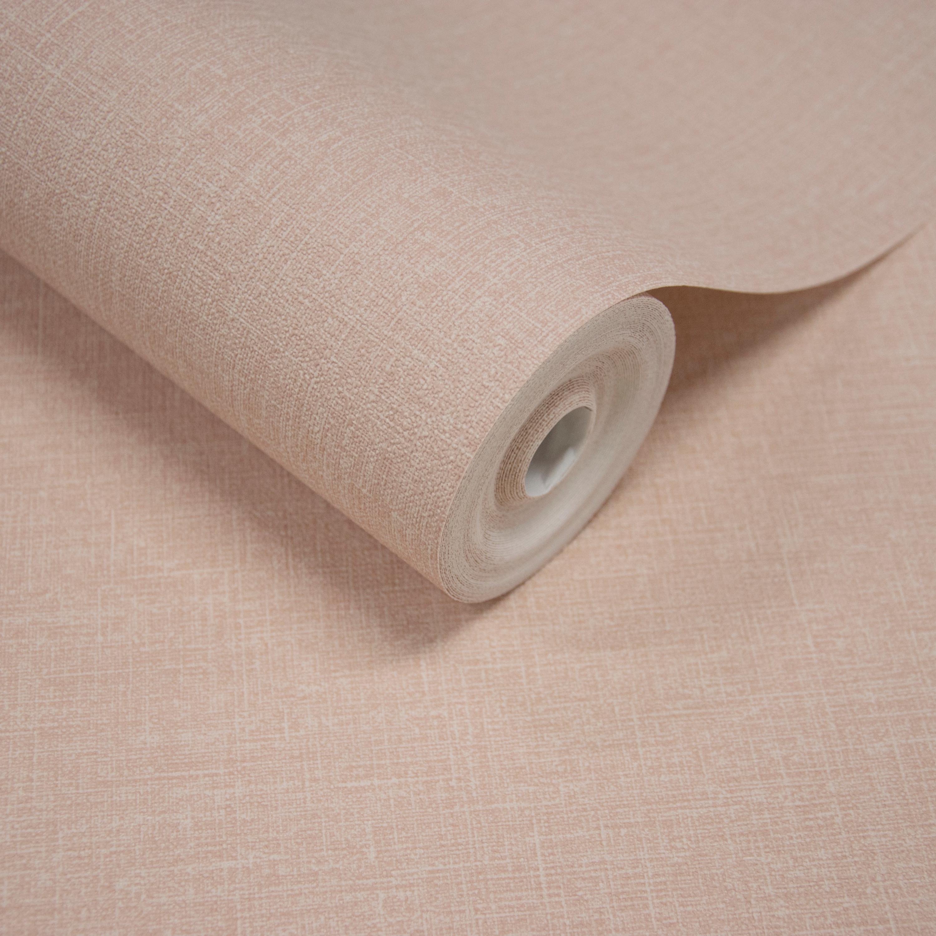 Grandeco Cirrus Textured Antibacterial Wallpaper - Blush Pink