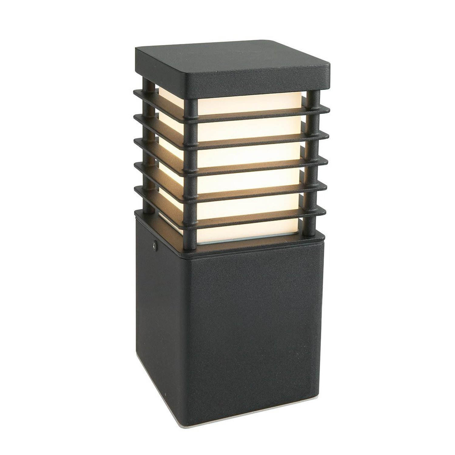 Elstead Halmstad 26cm Bollard - Black