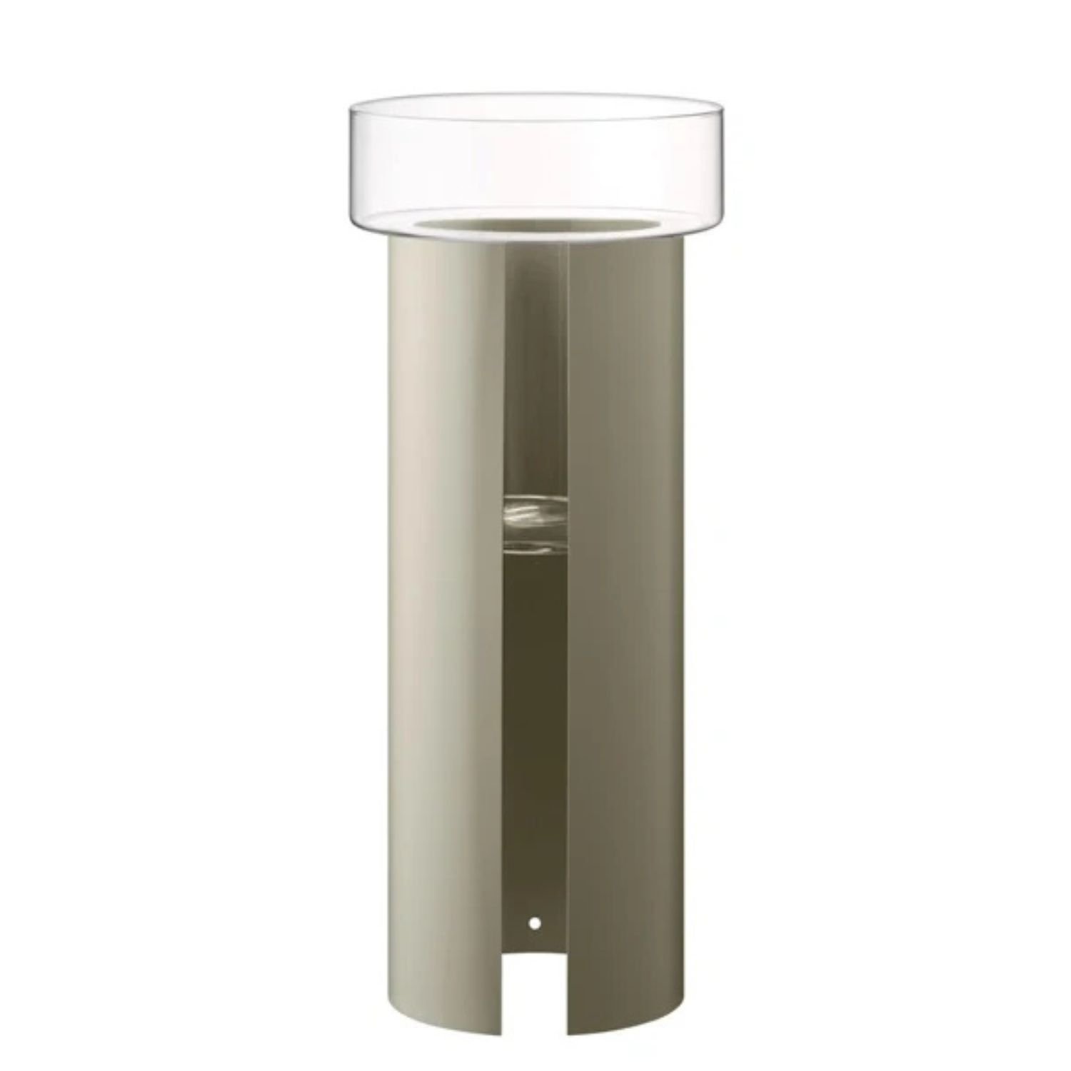 LSA International Terrazza Planter H75cm - Clear and Grey