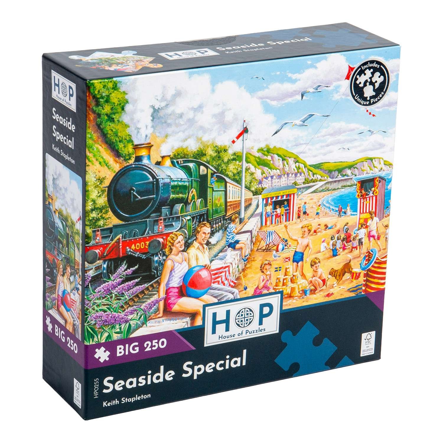 The House of Puzzles Seaside Special BIG 250 Puzzle 3 Years +