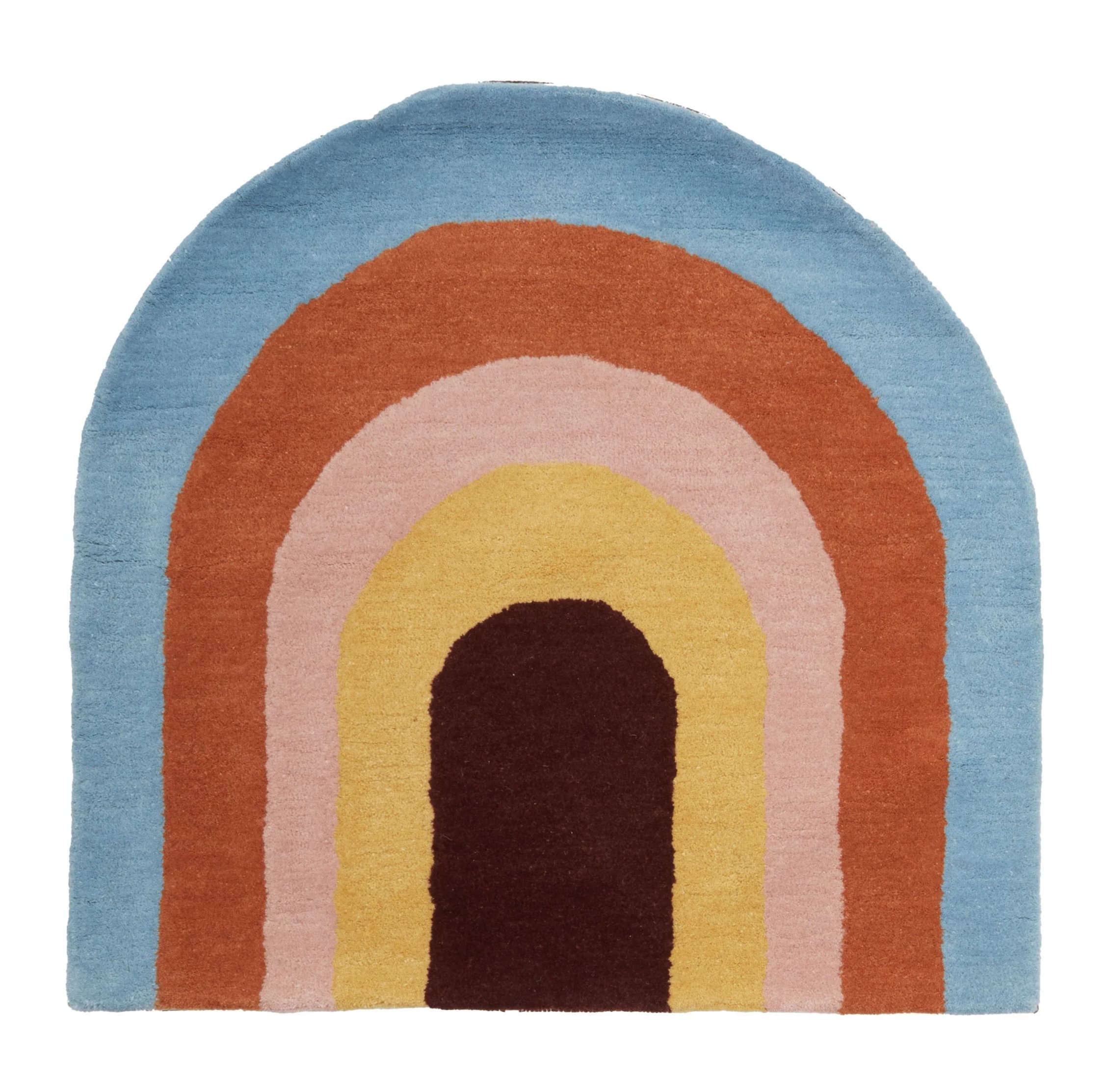 Orsina Assorted Kids Rainbow Rug - 88 x 90cm