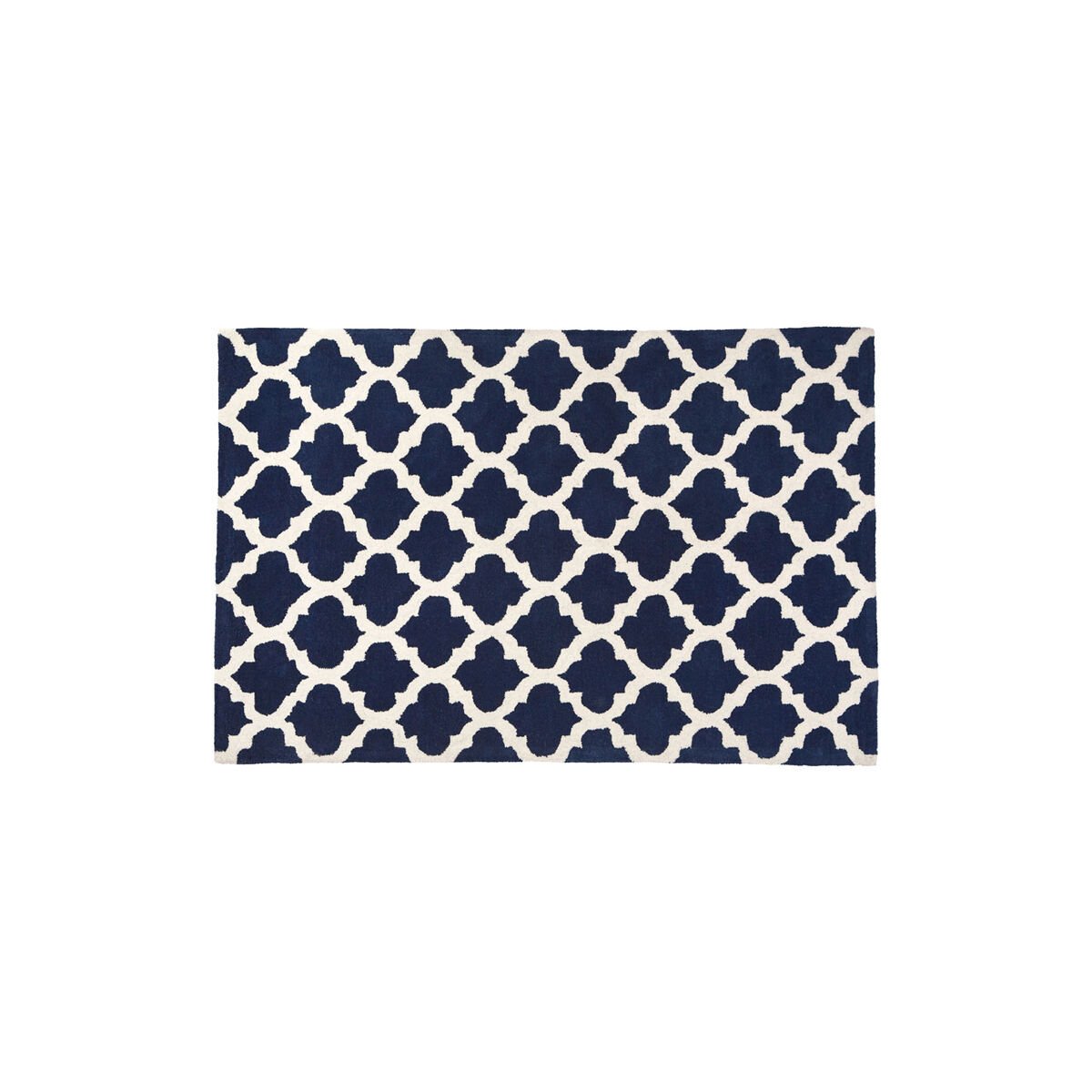 Orsina Blue and White Bosie Kensington Townhouse Rug - 120 x 180cm