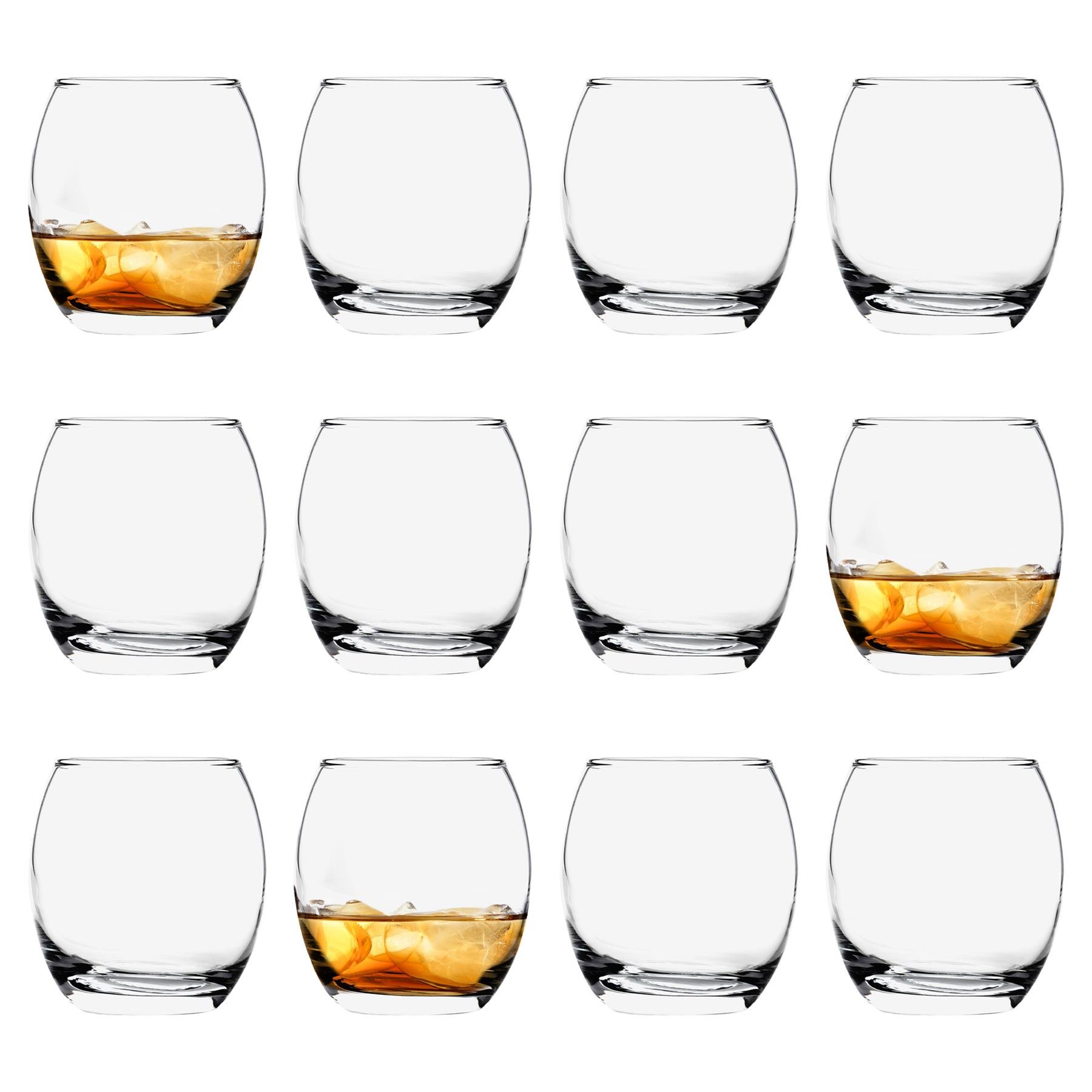 LAV Empire Whiskey Glasses - Clear - Pack of 12