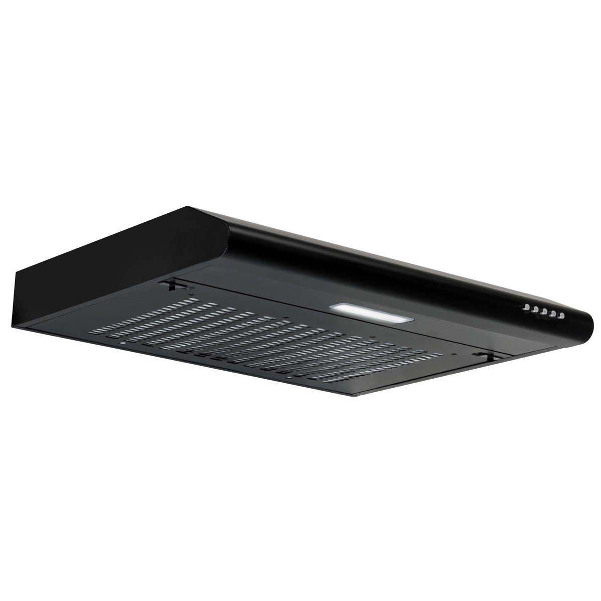 Baridi 60cm Visor Cooker Hood - Black