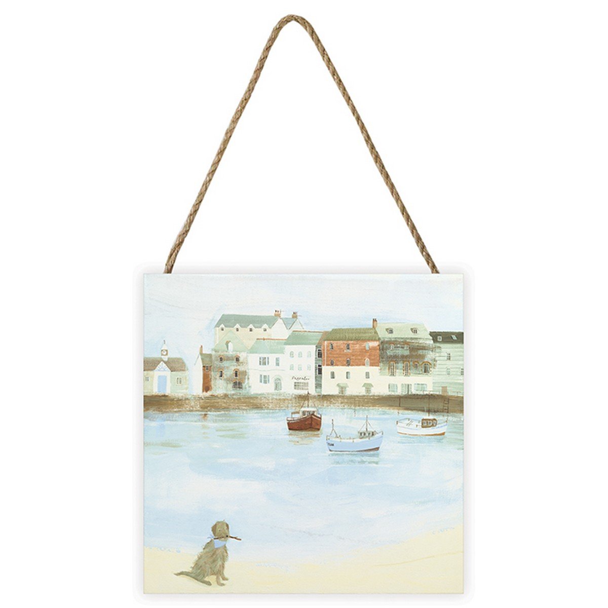 Hannah Cole Cornish Sea Dog Wooden Plaque