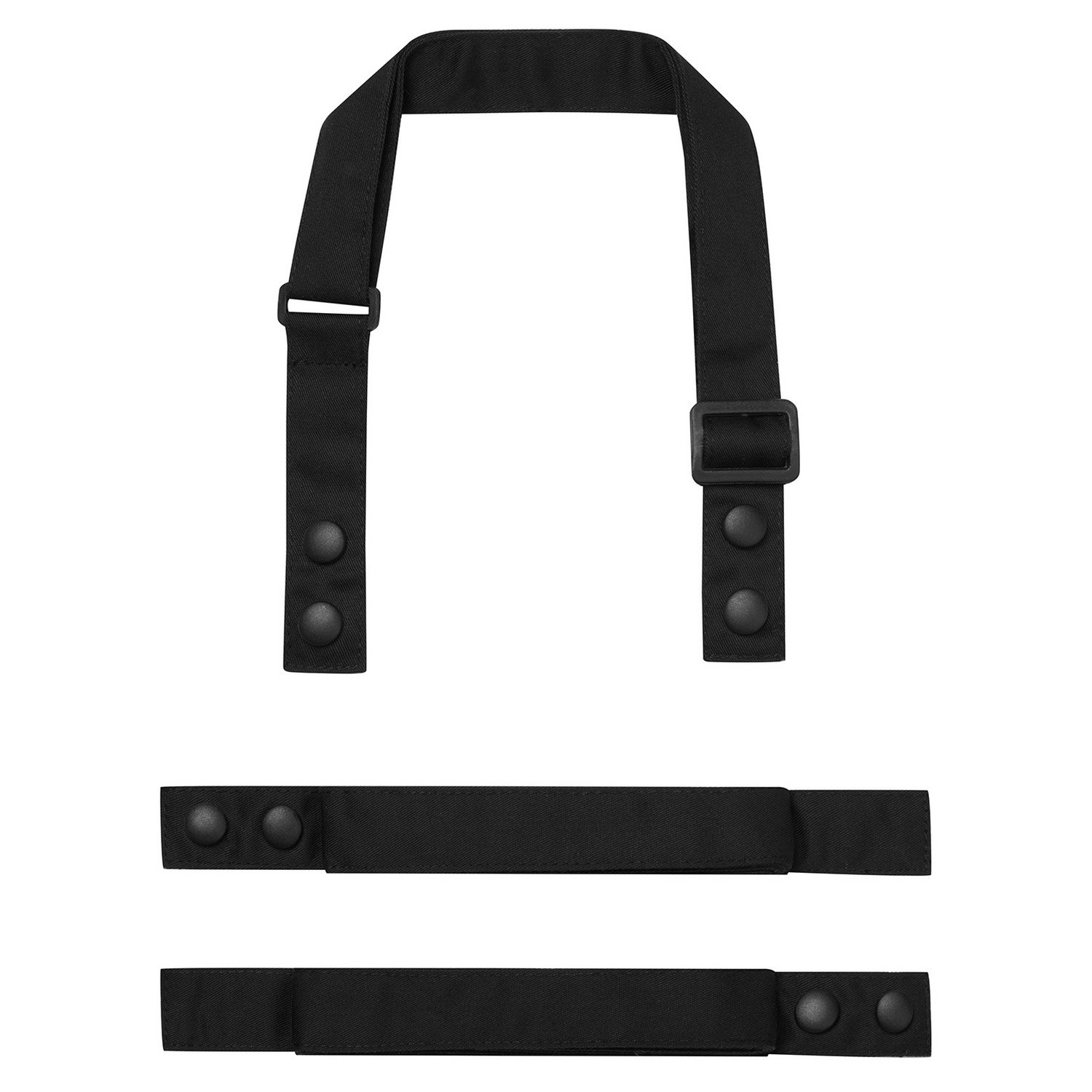 Premier Swap & Pop Customizable Apron Straps - Black