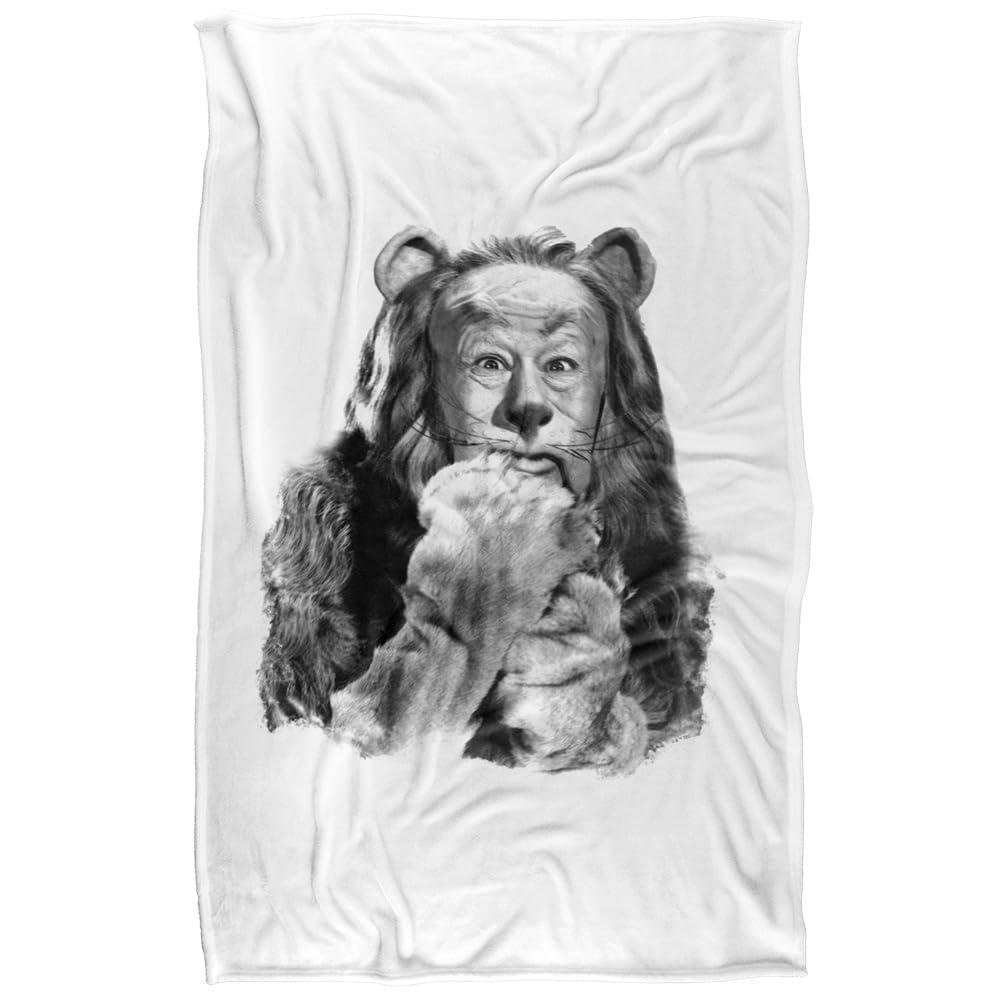 The Wizard Of Oz The Cowardly Lion Photograph Blanket - 147cm x 91cm