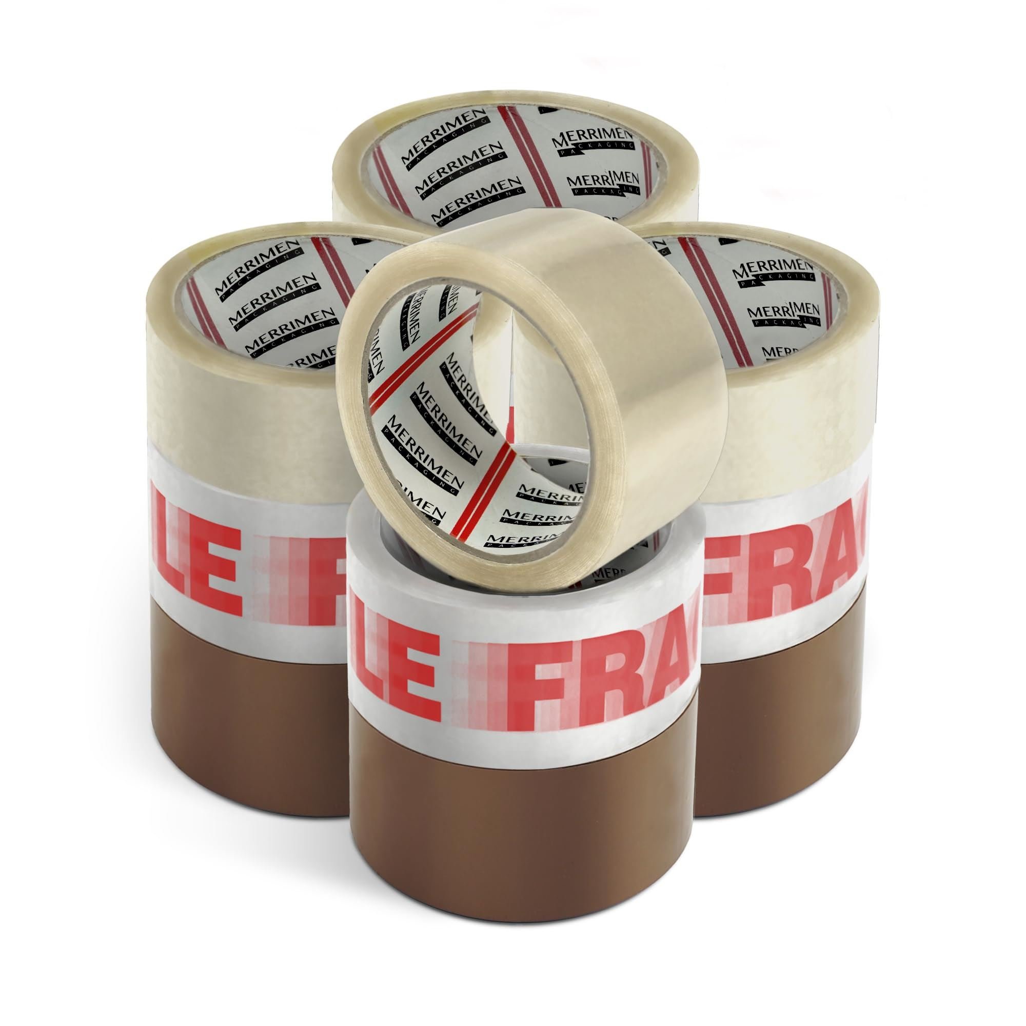 Merrimen Multi Heavy Duty Packaging Tape 48mm x 66m - Pack of 12
