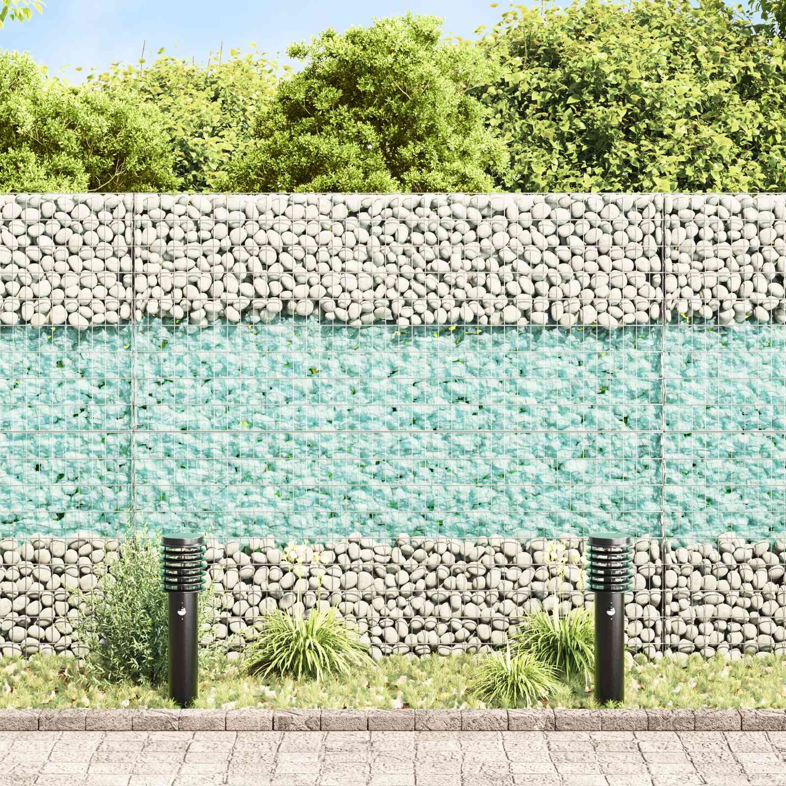 Walplus Glass Garden Stones - Turquoise - 12 cm