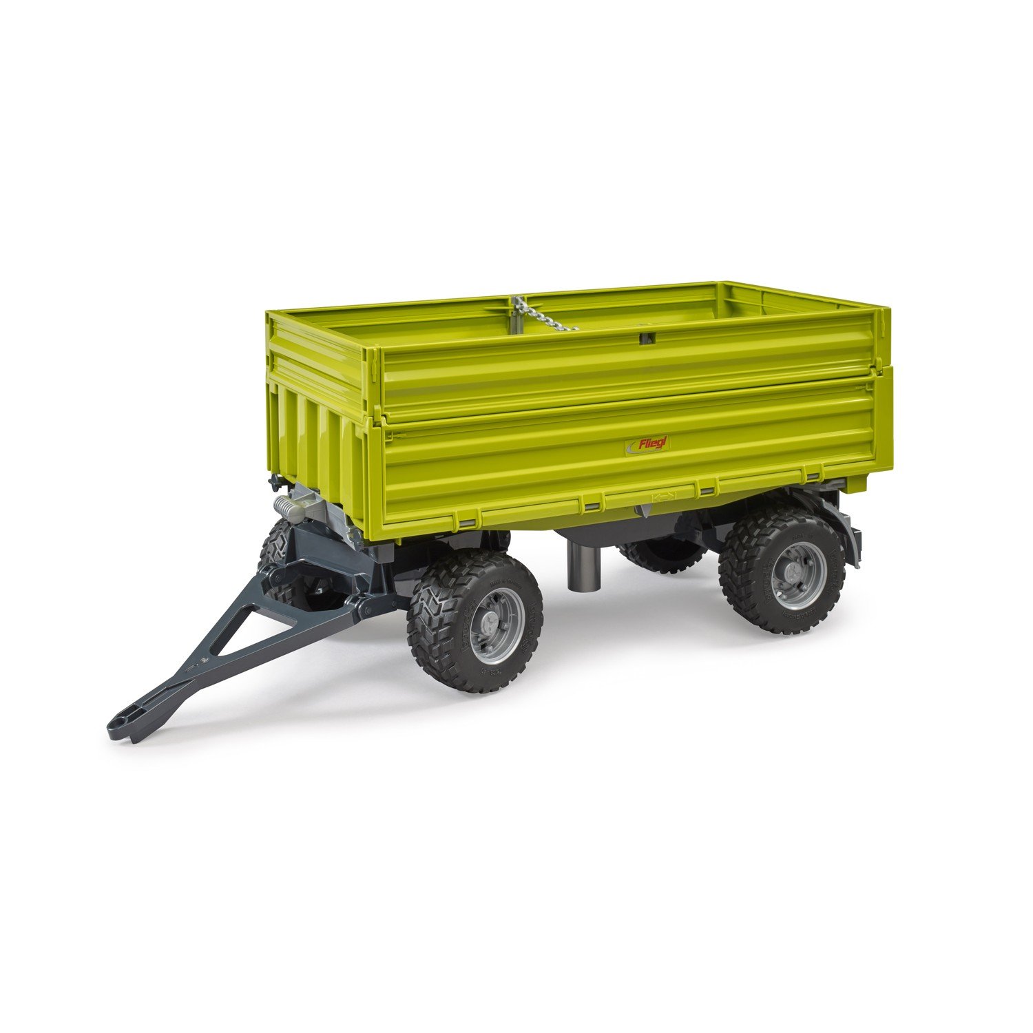 Bruder Fliegl Three Way Tipp Trailer with Removable Top Childrens Toy Model