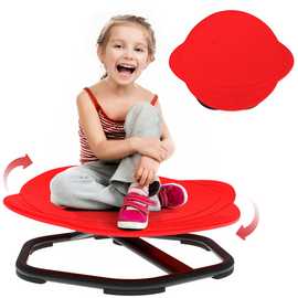 AIYAPLAY Kids Planet NonSlip Base Spinning Chair - Red