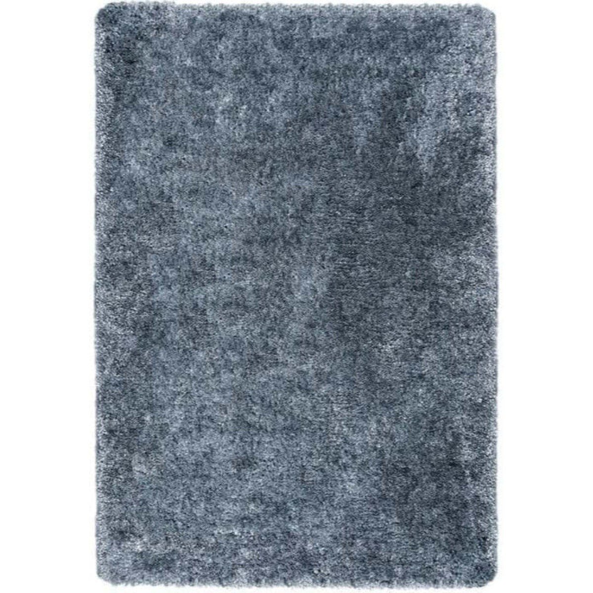 The Rugs Blue Plain Shaggy Rug - 60 x 100cm