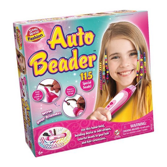 Small World Toys Auto Beader Hair Styling Toy Activity Set