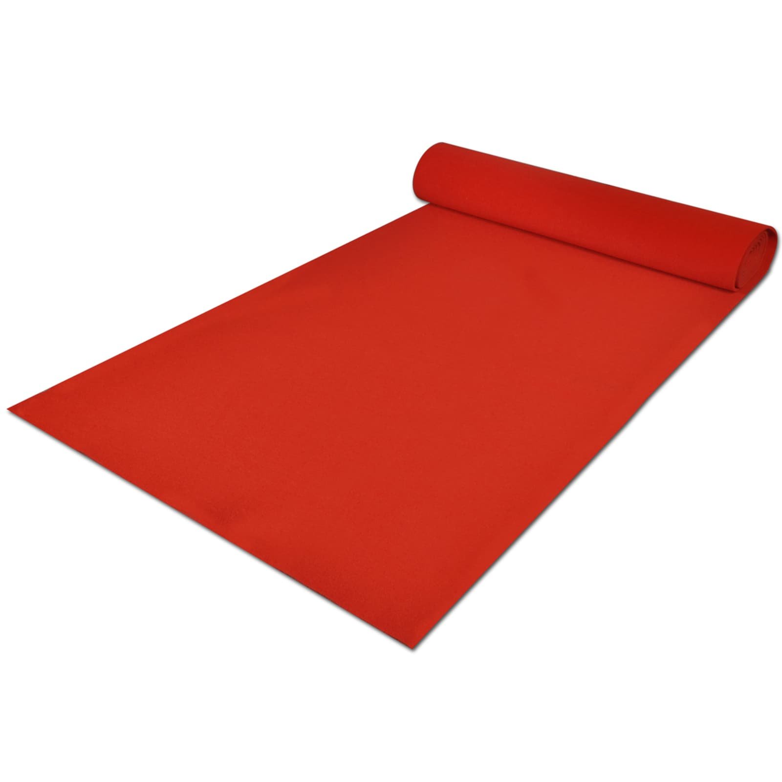 Walplus Polyester Carpet - Red - 2000 x 100 cm