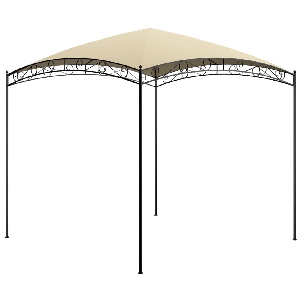 Walplus 3 x 3 x 2.65 m 180gsm Garden Gazebo - Cream