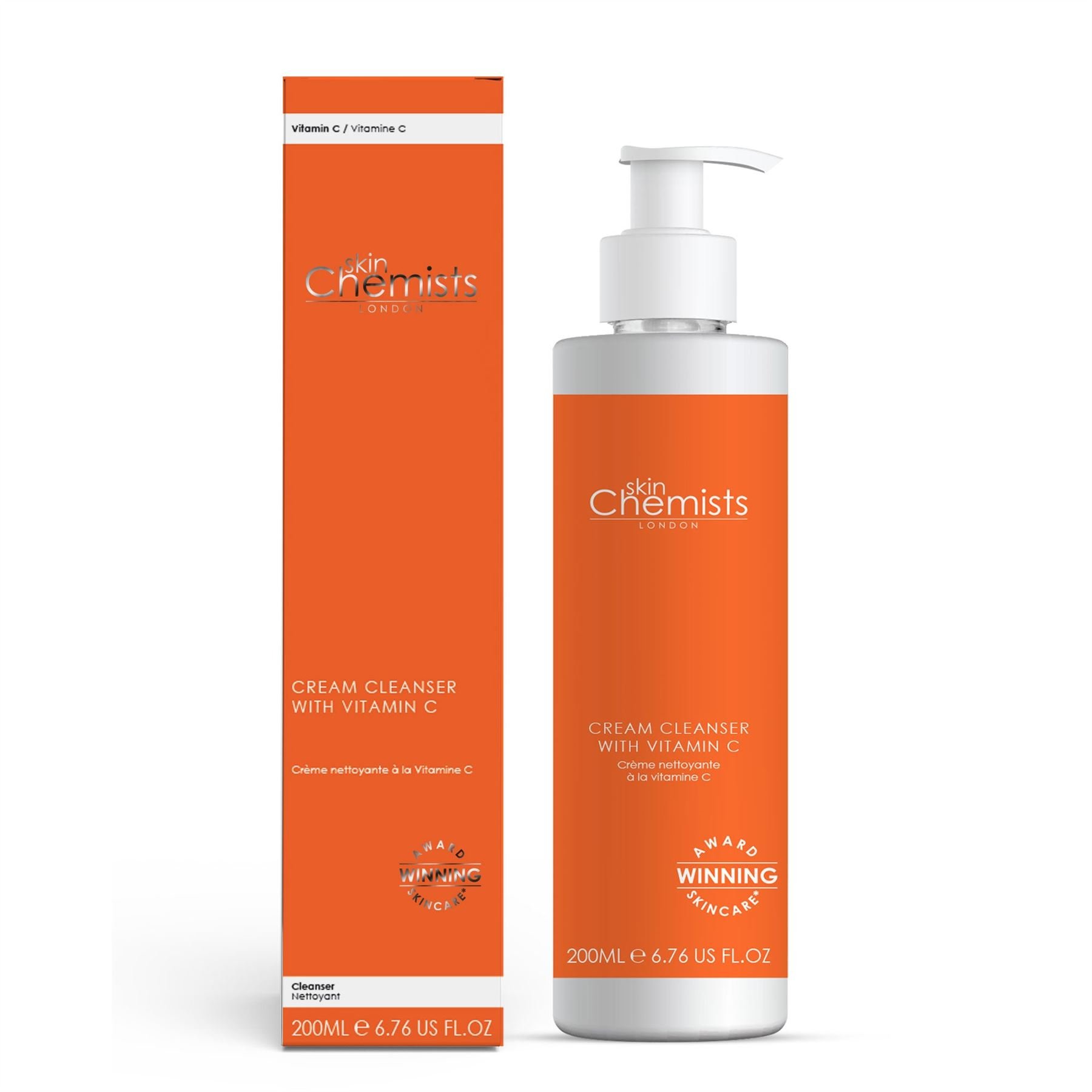 skinChemists Anti-Ageing Cream Cleanser with Vitamin C - 200ml
