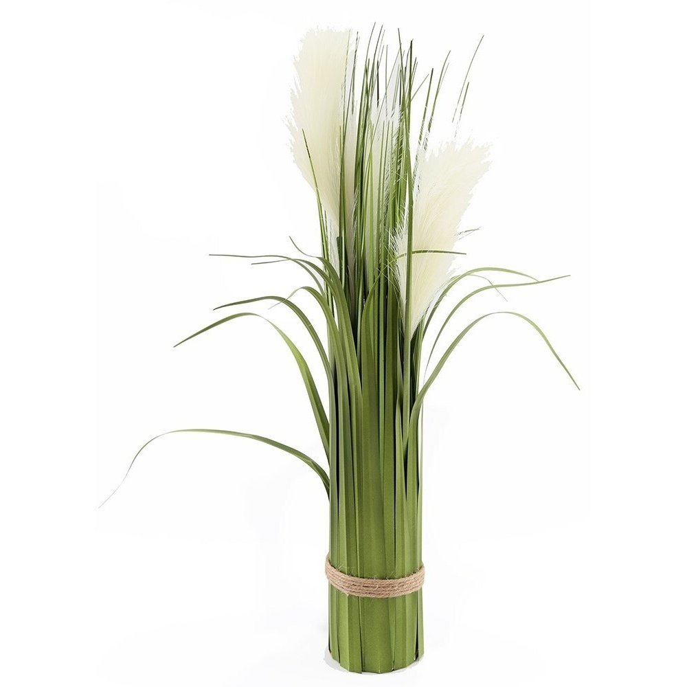 Something Different Pampas Grass Artificial Plant - Green & White